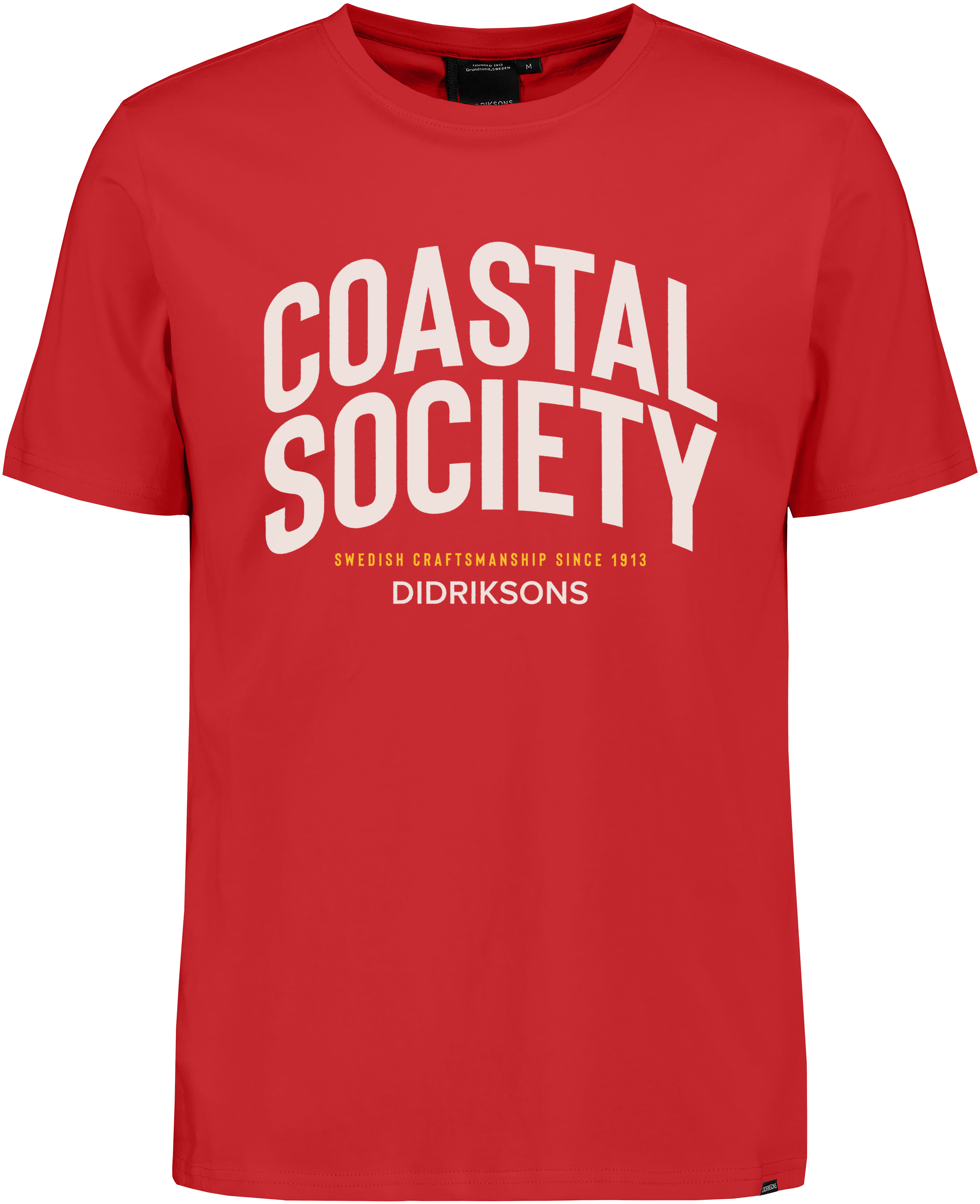 Harald T-shirt Coastal Society - Pomme Red - Herr - T-shirt - Röd - Storlek: S - Didriksons