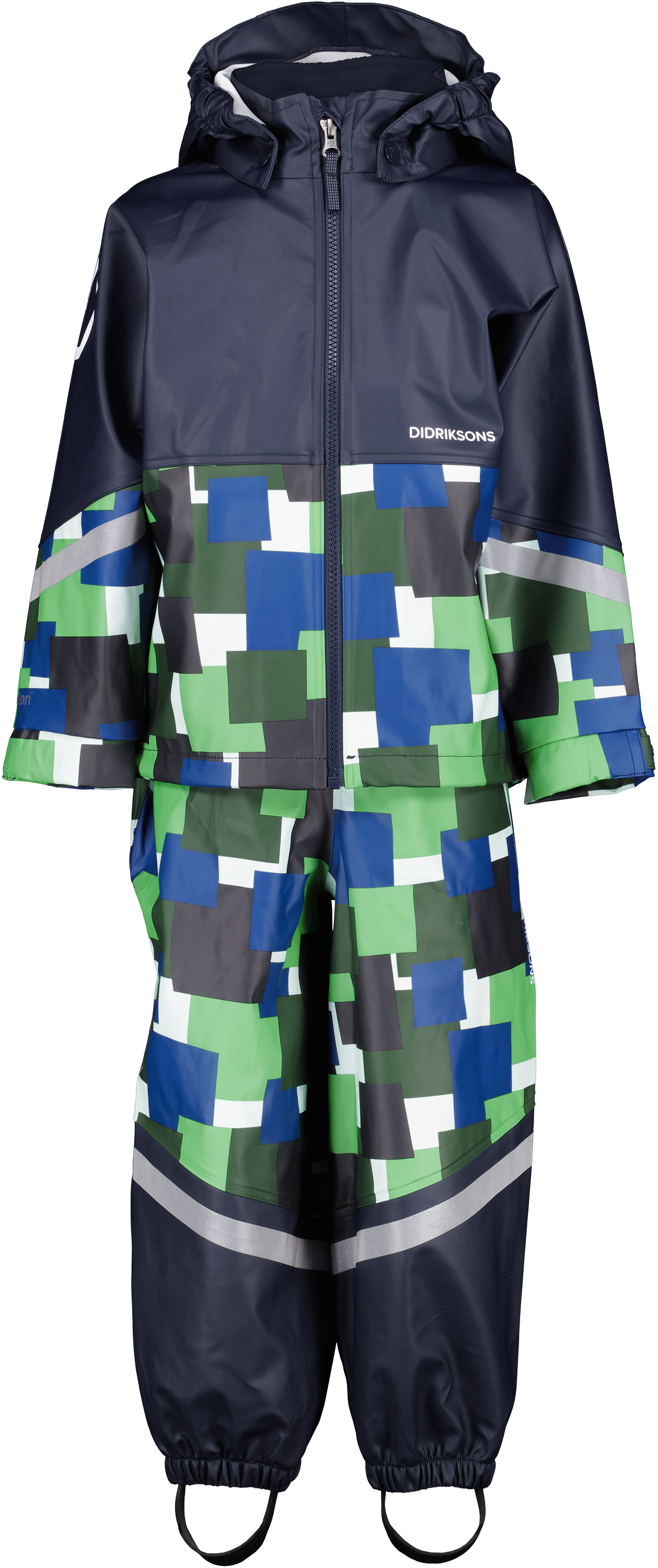 Waterman Printed Kids' Set - Sadeasu Lapset - Tuulen- ja vedenpitävä sadeasu - Didriksons