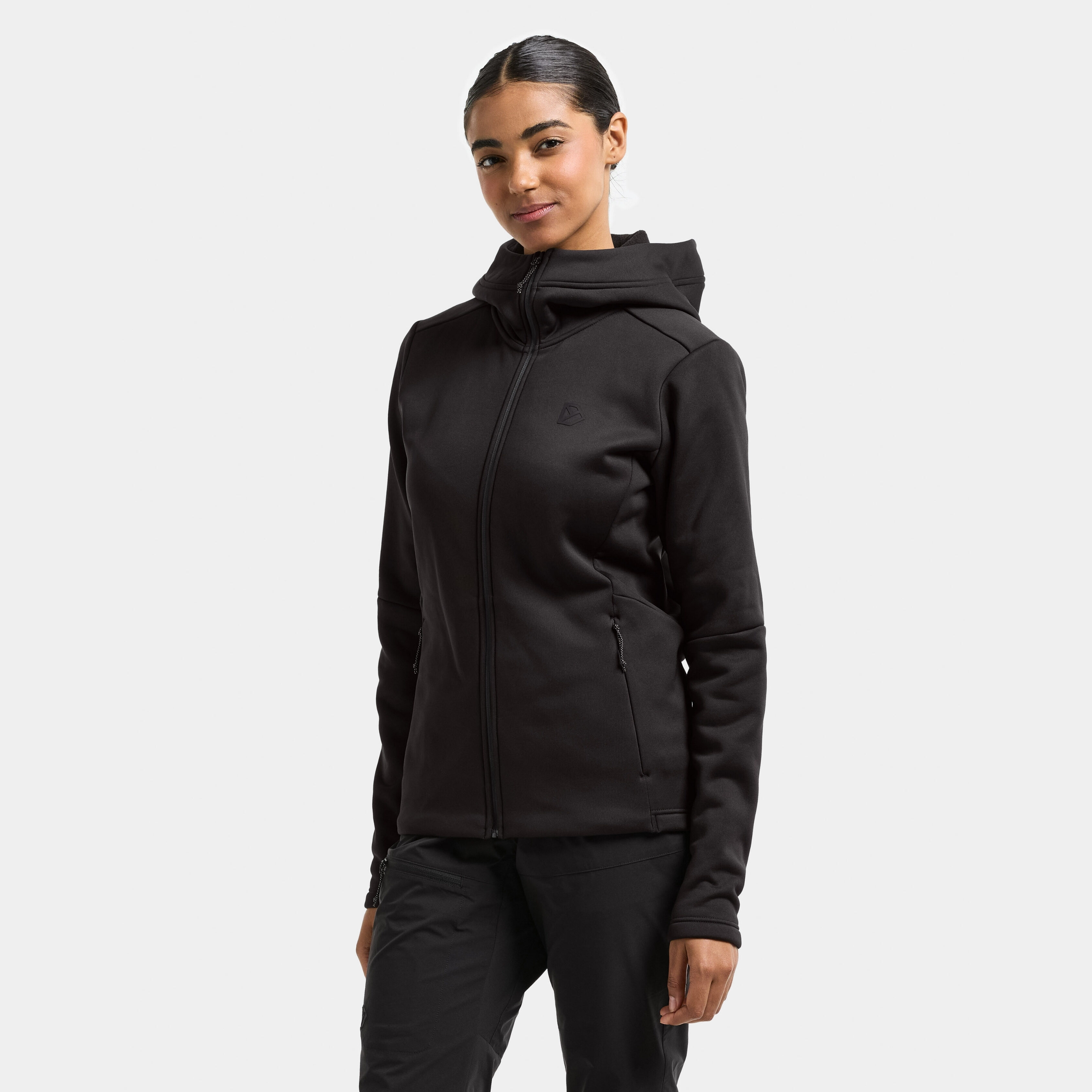 Anneli Full-zip - Black - Women's Fleece & Midlayer - Black - Size: 38 - Didriksons