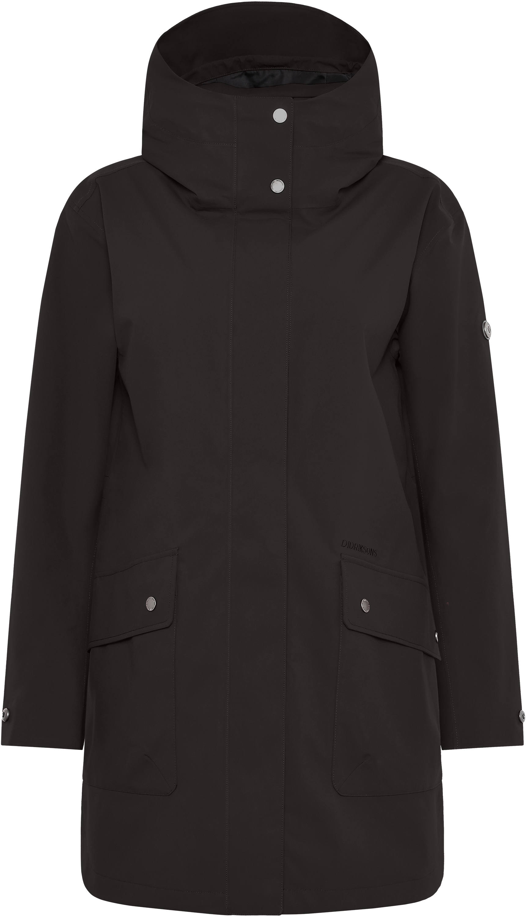 Gwen Parka - Black - Women's Waterproof Parka - Black - Size: 46 - Didriksons