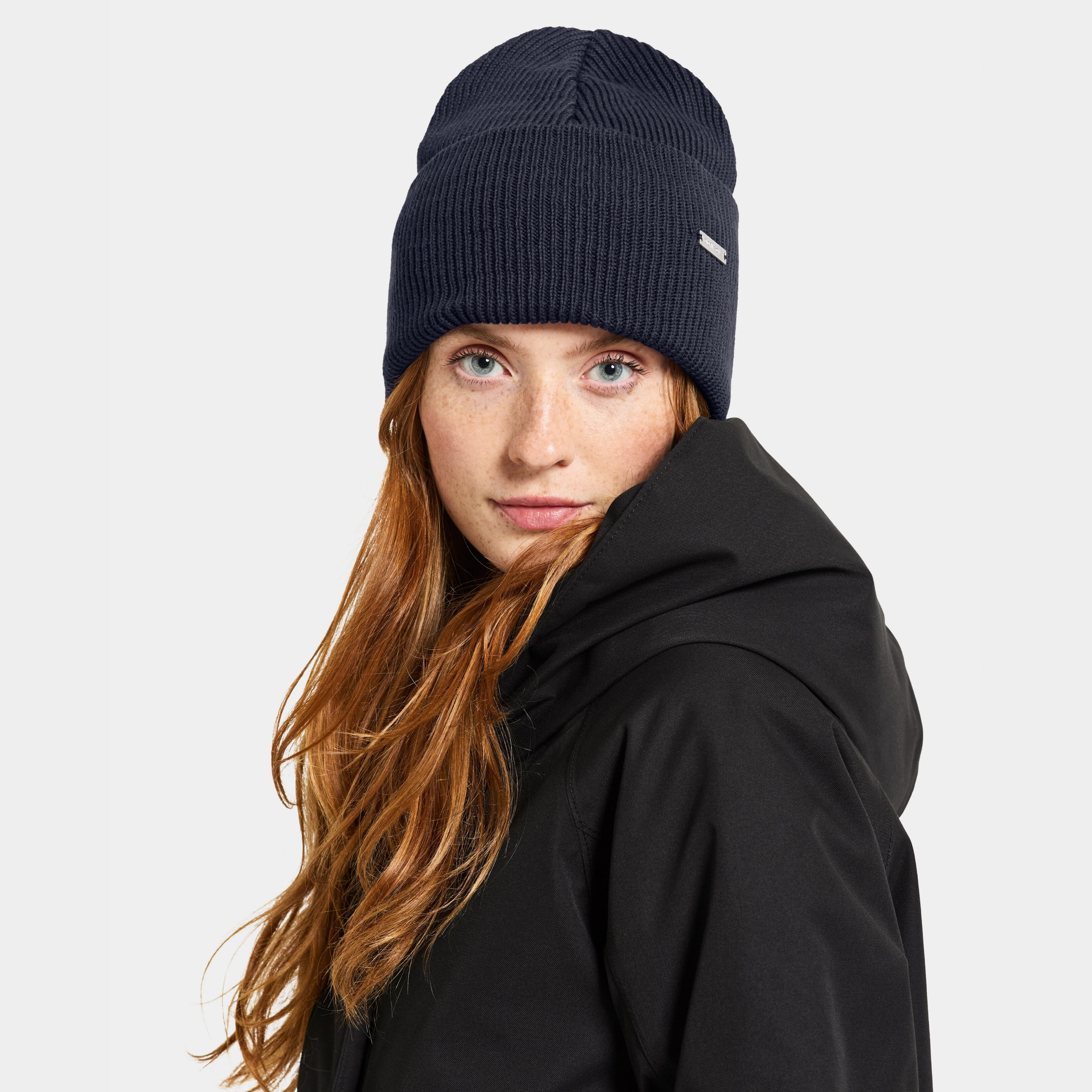 River Beanie - Dark Night Blue - Unisex - Mössa - Blå - Storlek: One Size - Didriksons