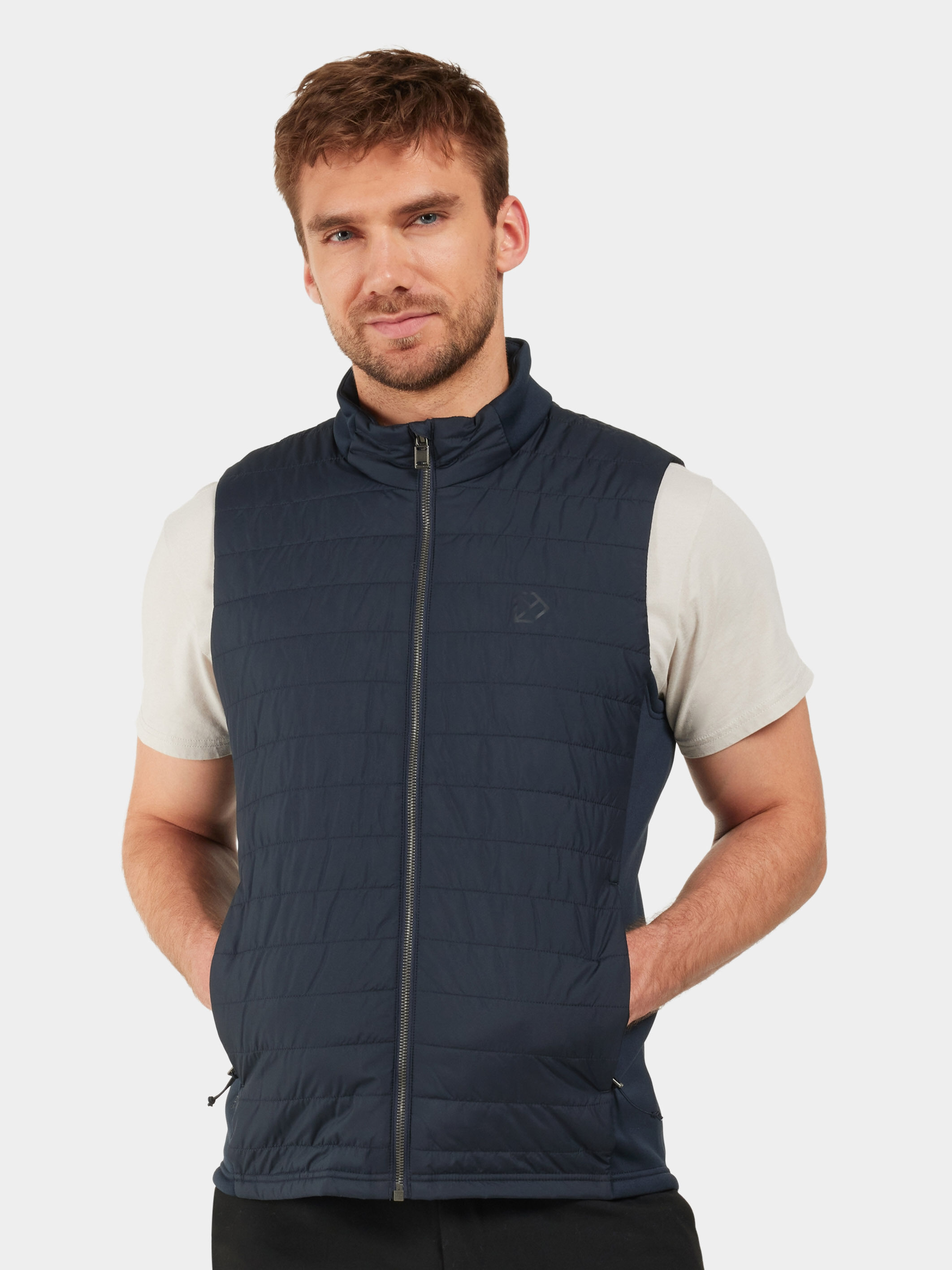 Ubbe Vest - Navy - Men's Vest - Blue - Size: S - Didriksons