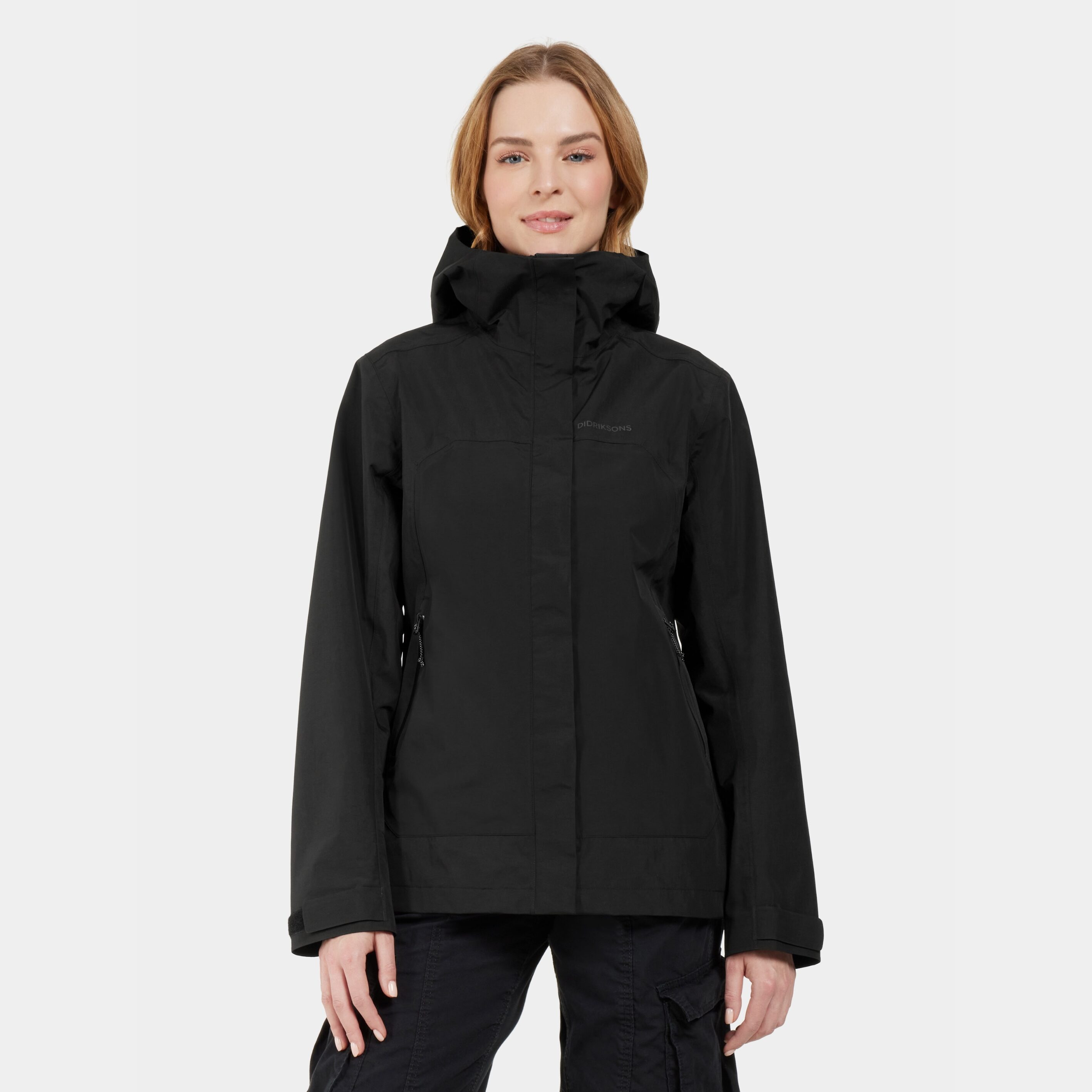 Grit Jacket - Solid Black - Naiset - Ulkoilutakkeja - Musta - Koko: 44 - Didriksons