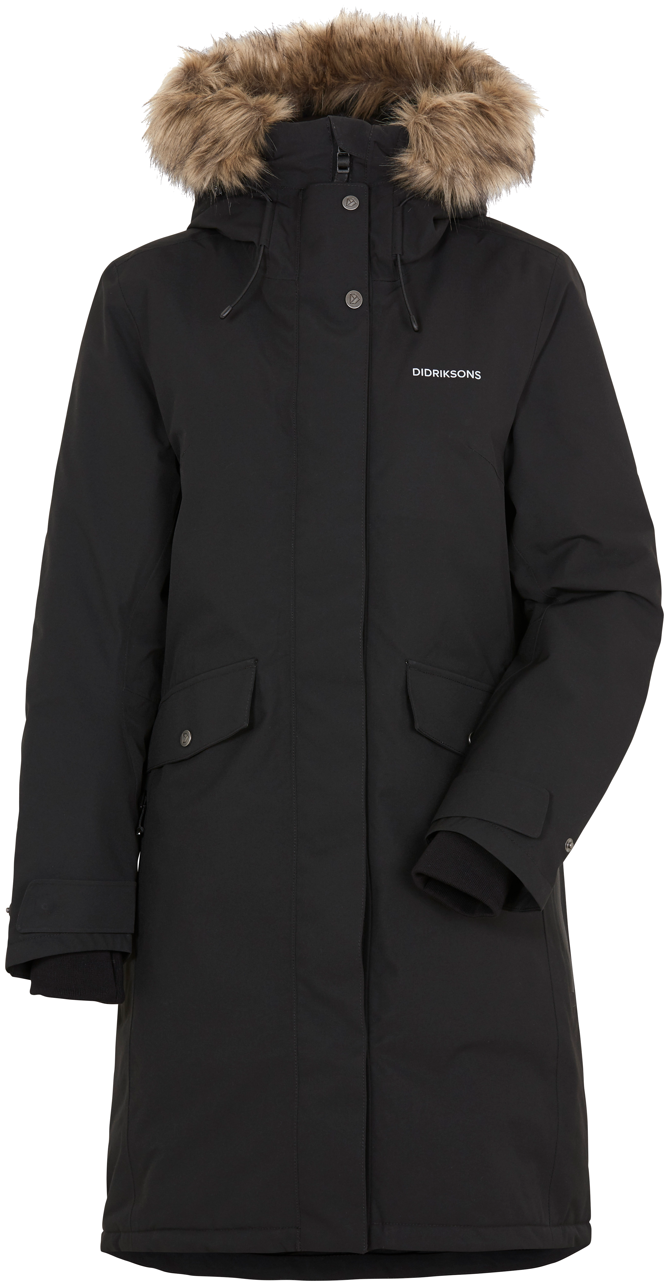Erika Parka - Black - Women's Winter jacket - Black - Size: 40 - Didriksons