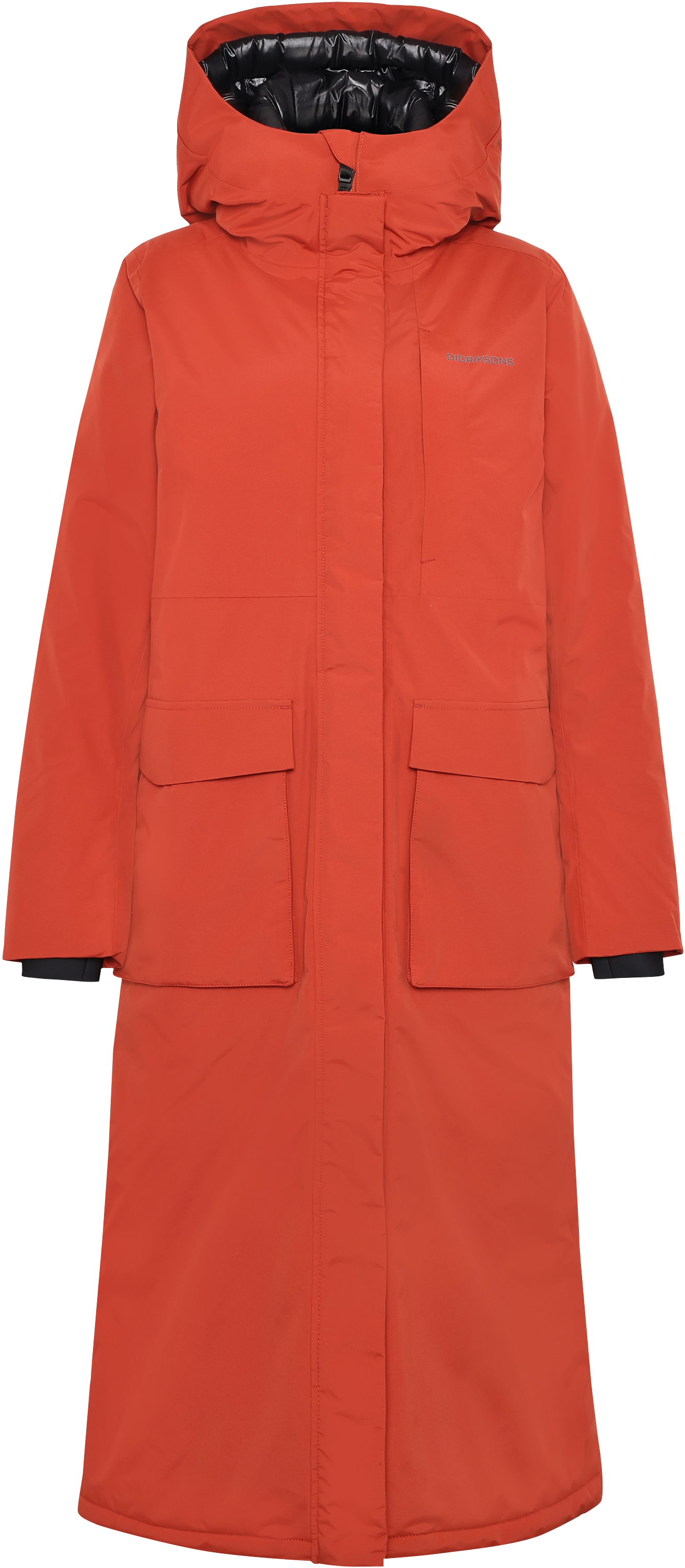 Leya Parka Long - Rust - Naiset - Kevättakit - Punainen - Koko: 34 - Didriksons
