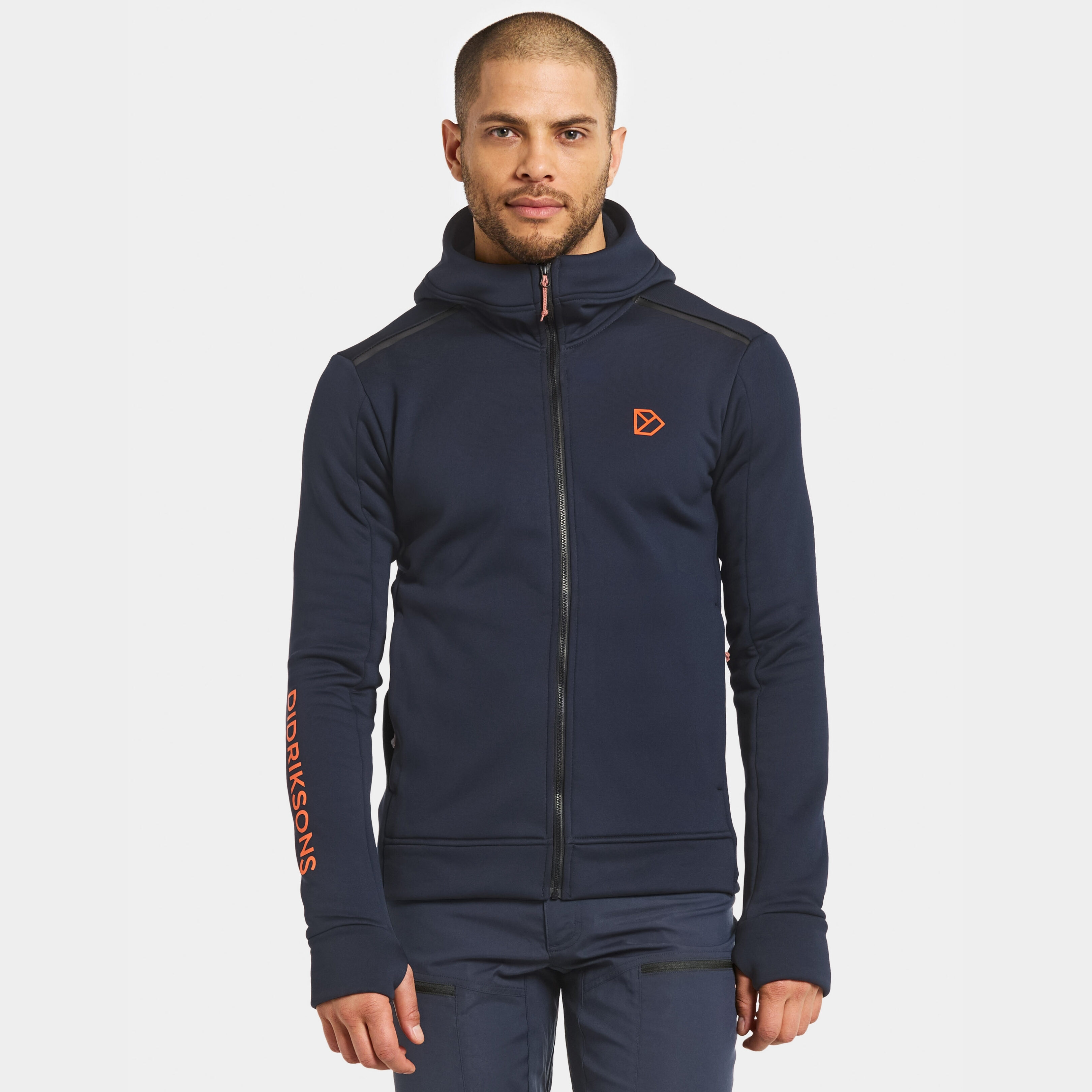 Acke Full-Zip - Dark Night Blue - Men's Fleece & Midlayer - Blue - Size: XXXL - Didriksons