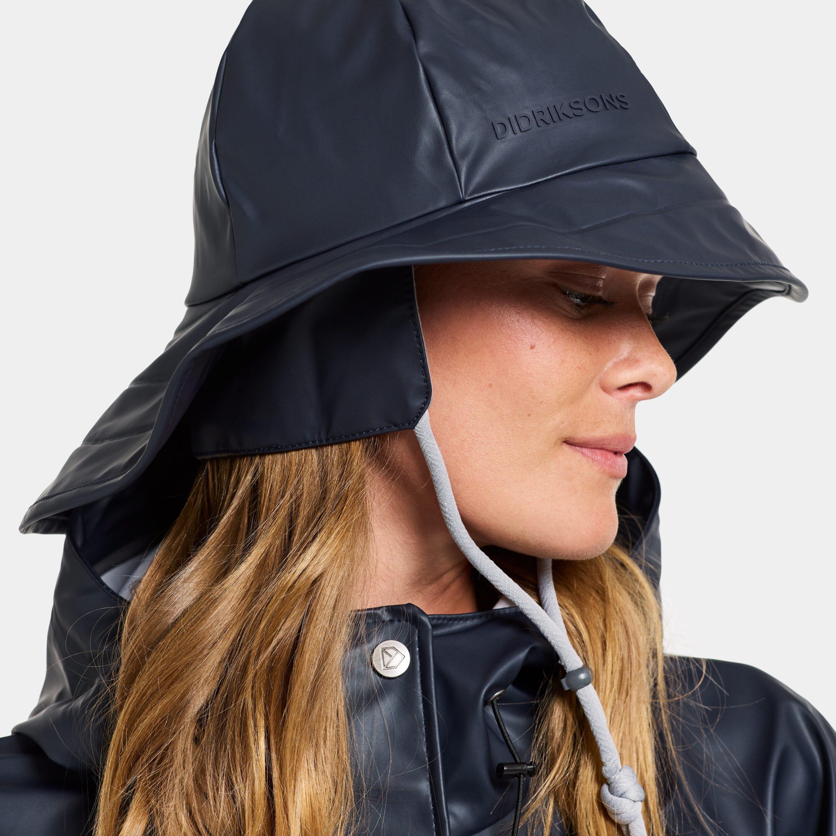 Southwest Hat Galon - Dark Night Blue - Unisex - Sydvest & Regnhatt - Blå - Størrelse: M - Didriksons