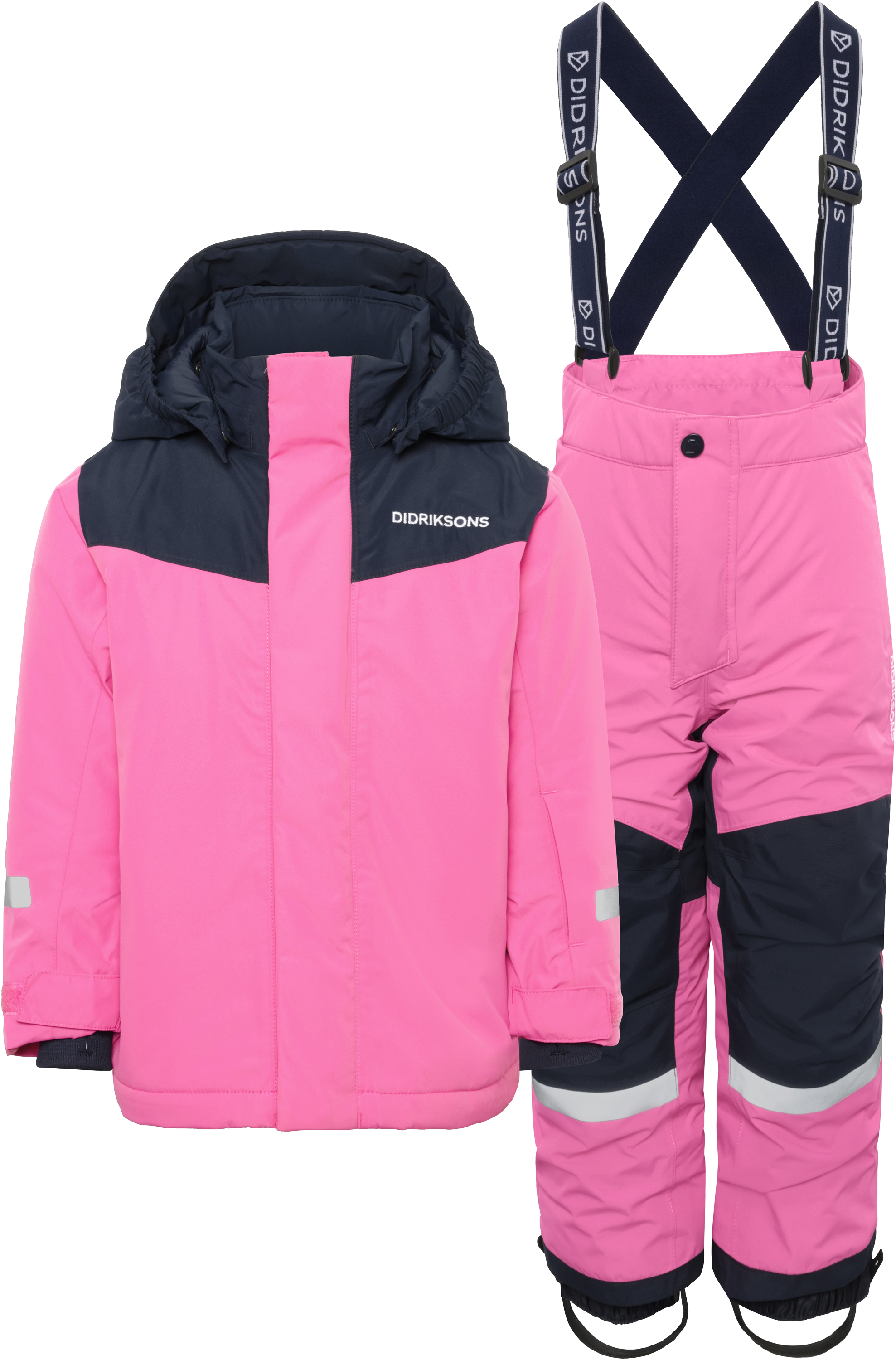 Skare Kids' Set - Sweet pink - Barn - Fodrat regnställ - Rosa - Storlek: 140 - Didriksons