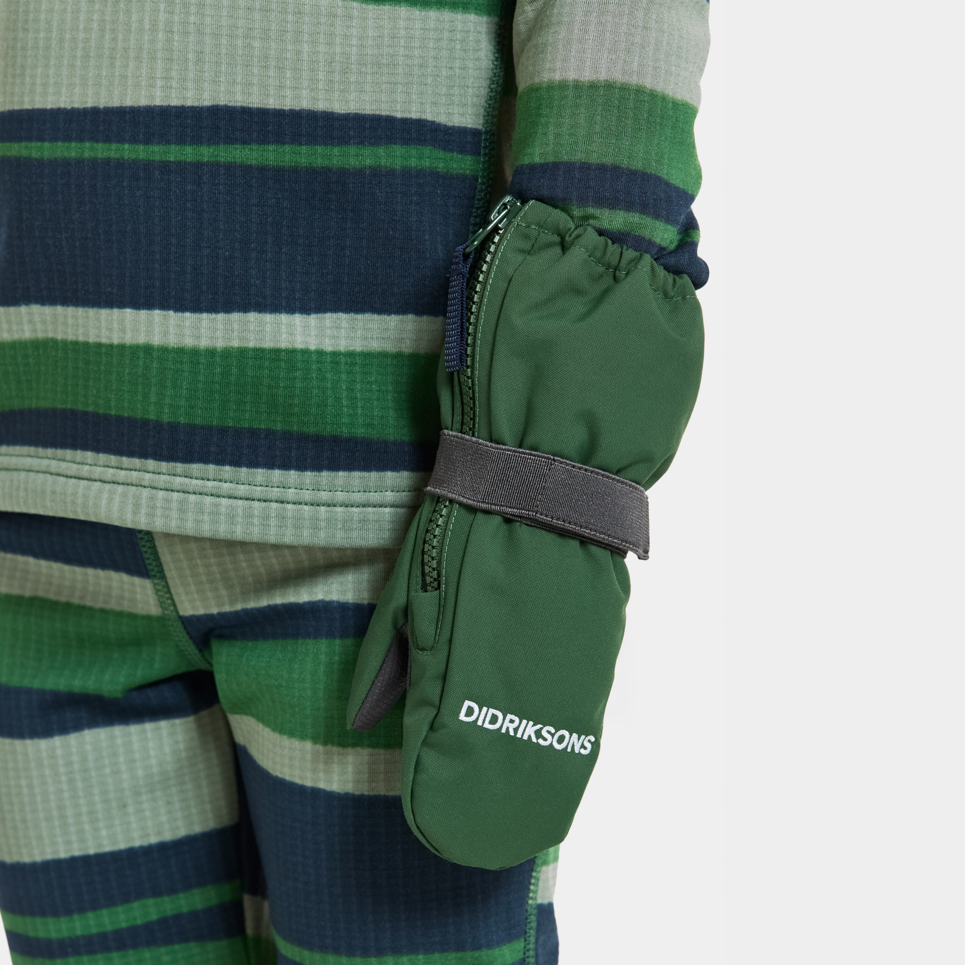 Biggles Kids' Zip Mittens , Didriksons