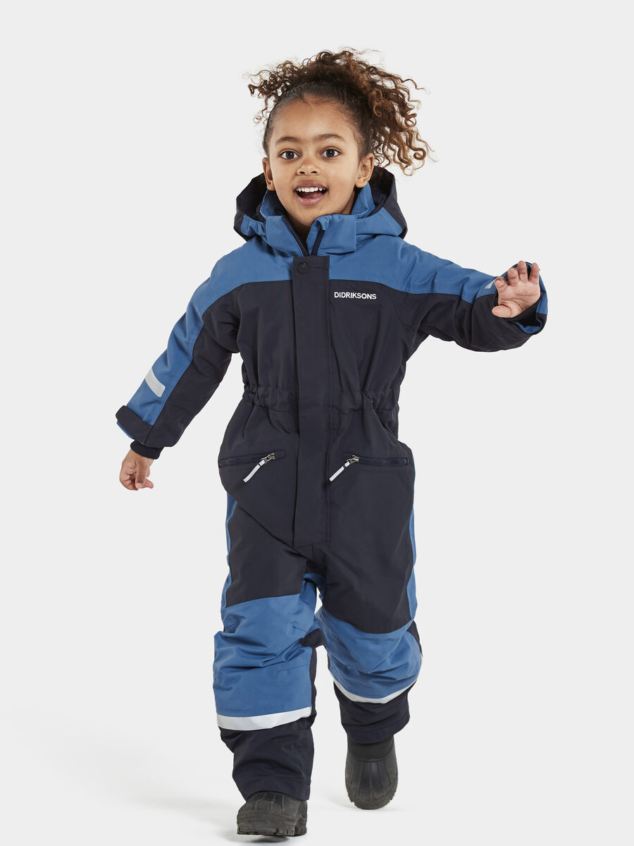 Didriksons Imala Waterproof Windproof Breathable Kids Boys Girls Childrens Coverall Snowsuit/All in One 