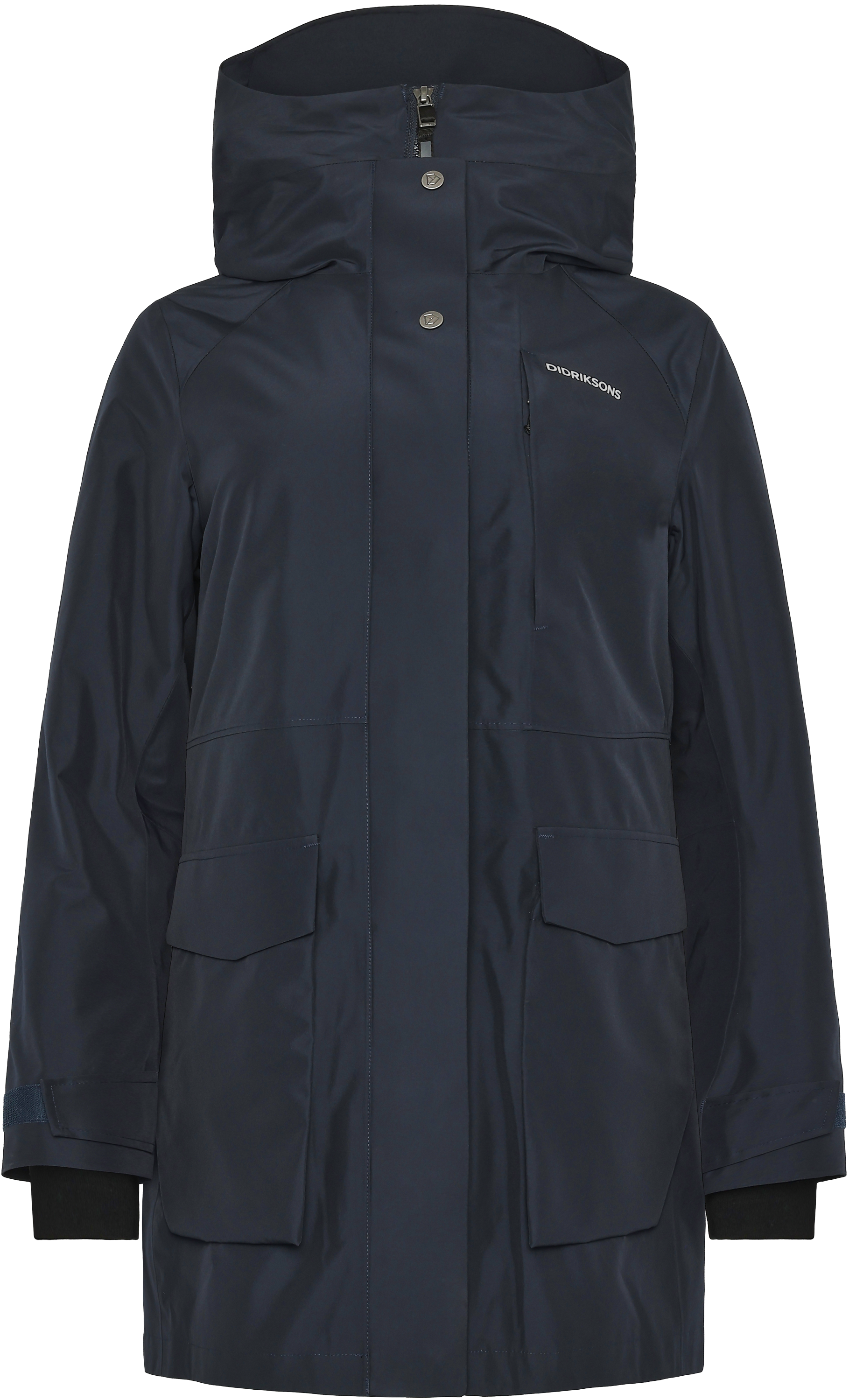 Harriet Parka - Dark Night Blue - Dame - Høstjakke - Blå - Størrelse: 44 - Didriksons
