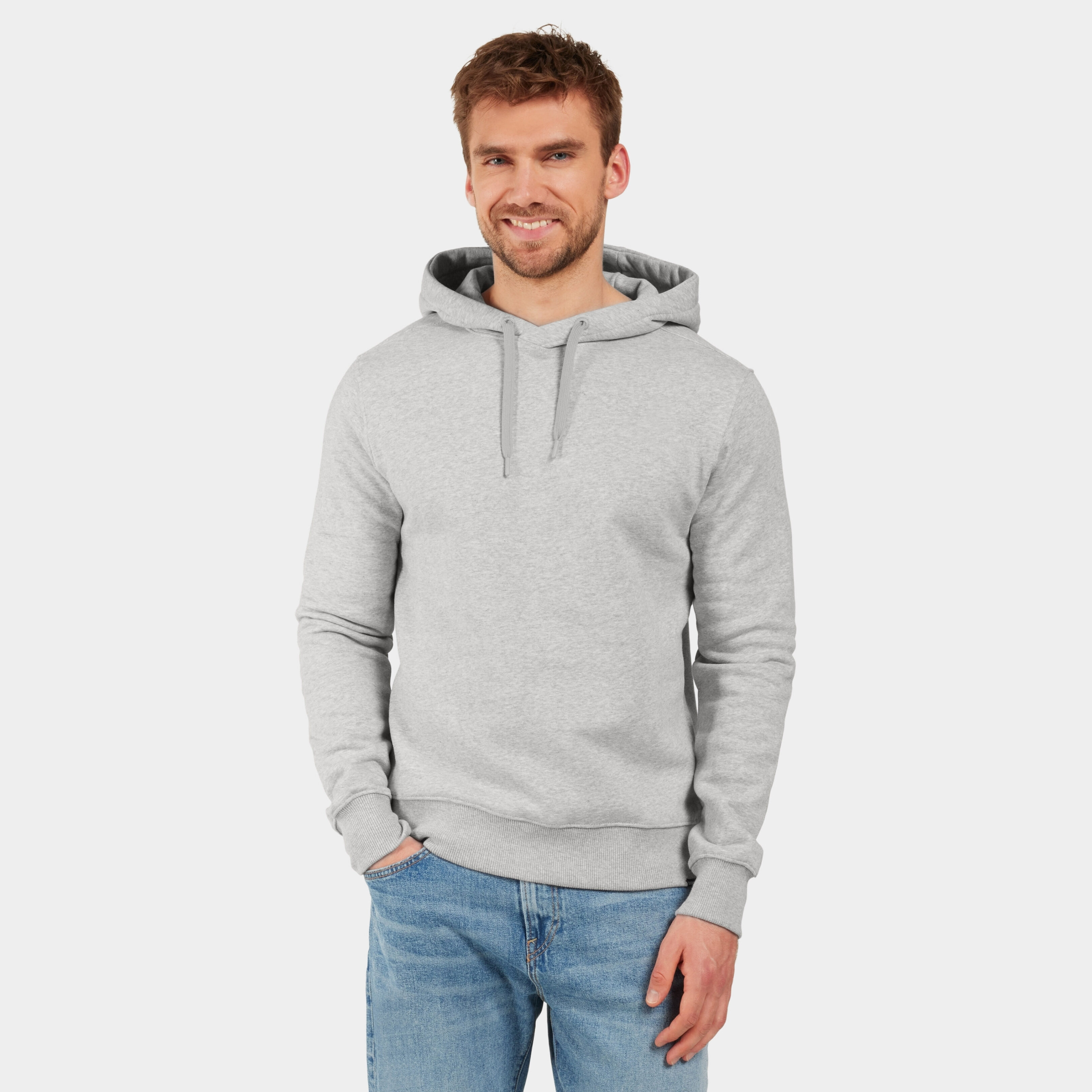 Ven Hoodie - Aluminum melange - Men's Sweater - Gray - Size: XL - Didriksons