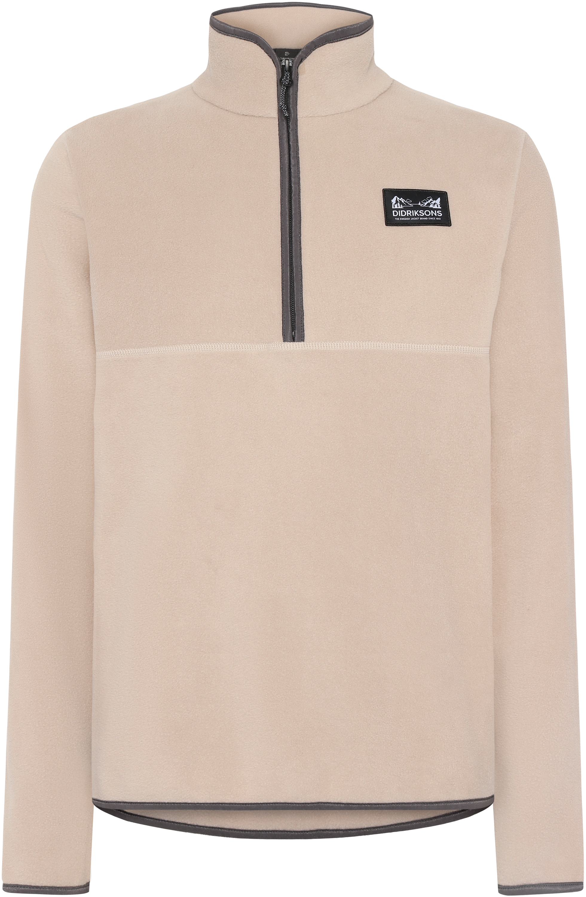 Vito Halfzip - Beach beige - Herr - Fleece - Beige - Storlek: S - Didriksons