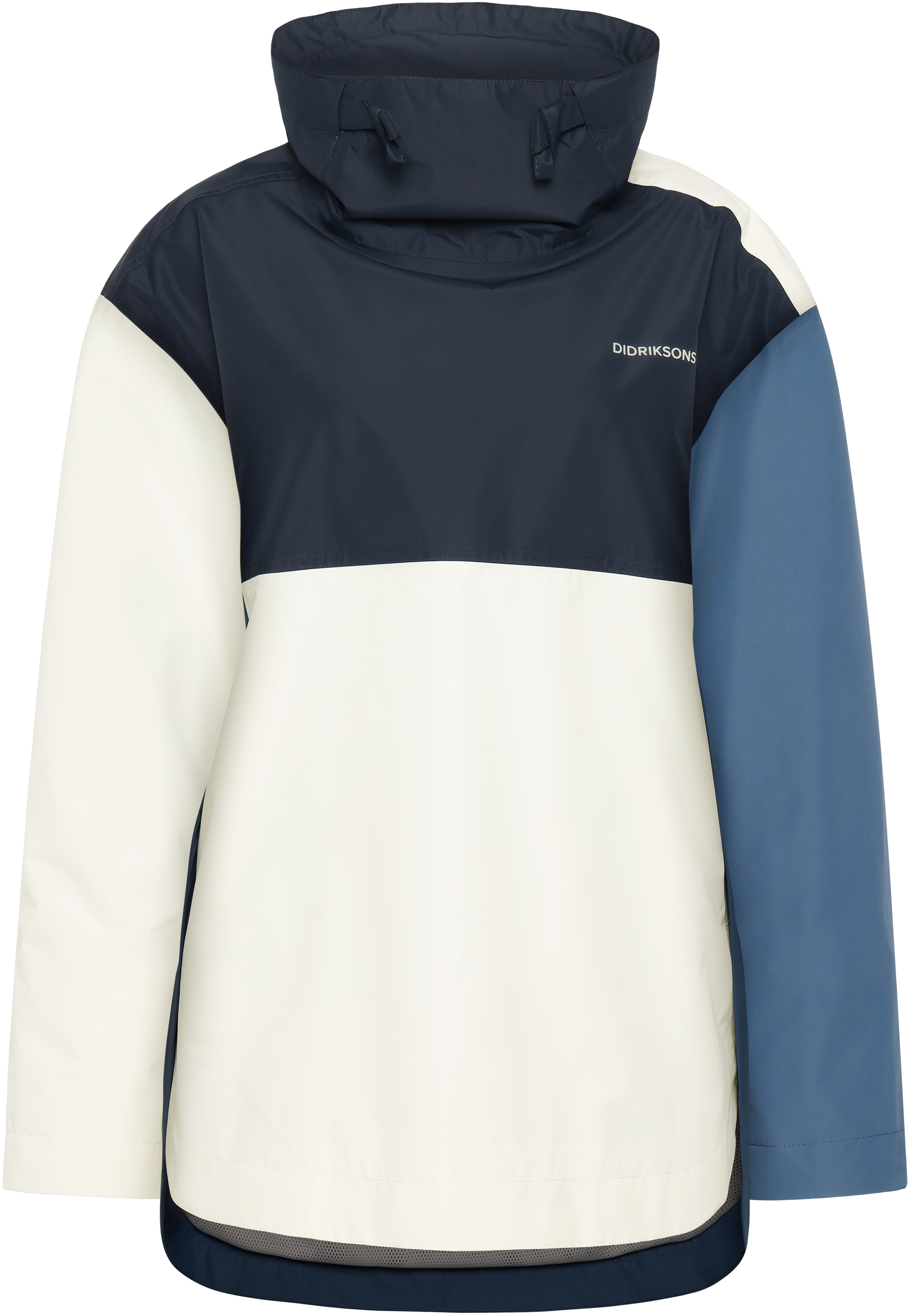 Thyra Jacket - TrueBlue/DkBlue/White - Dam - Anorak - Multi - Storlek: 46 - Didriksons