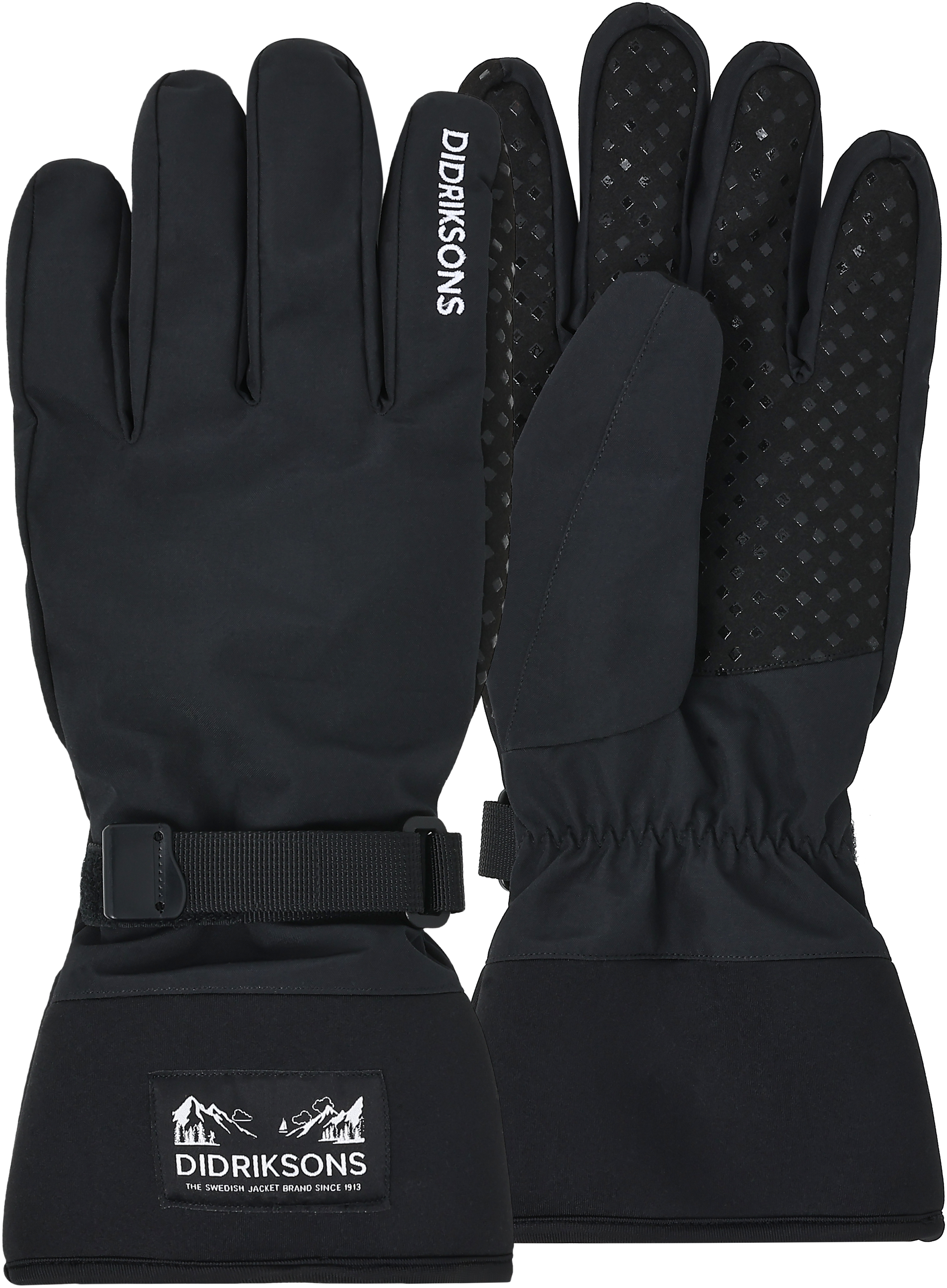 Lovas Unisex Glove - Black - Unisex Lined gloves - Black - Size: 10 - Didriksons