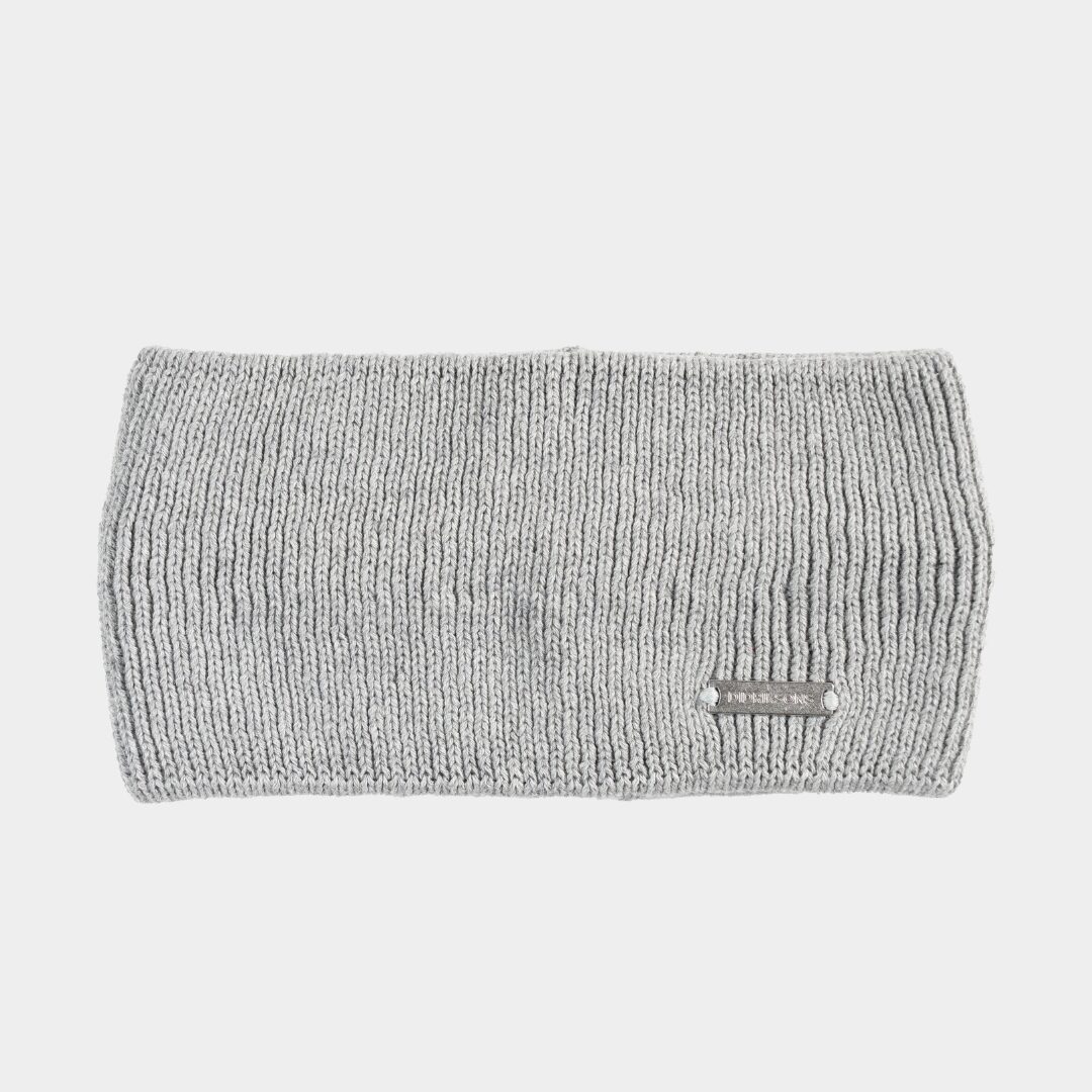 River Headband - Grey melange - Unisex - Pannband - Grå - Storlek: One Size - Didriksons