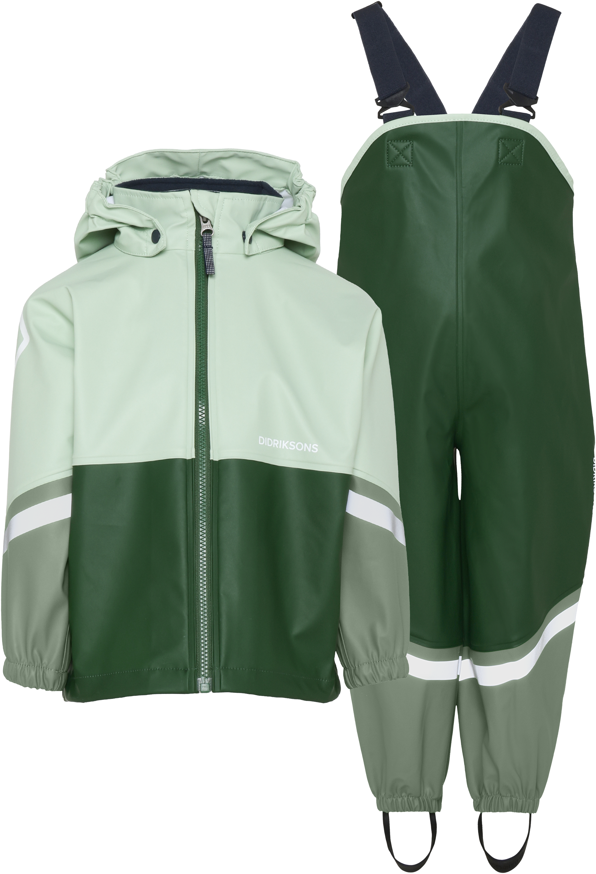 Waterman Kid's Set 1 - Pine Green - Kids' Rain set - Green - Size: 120 - Didriksons