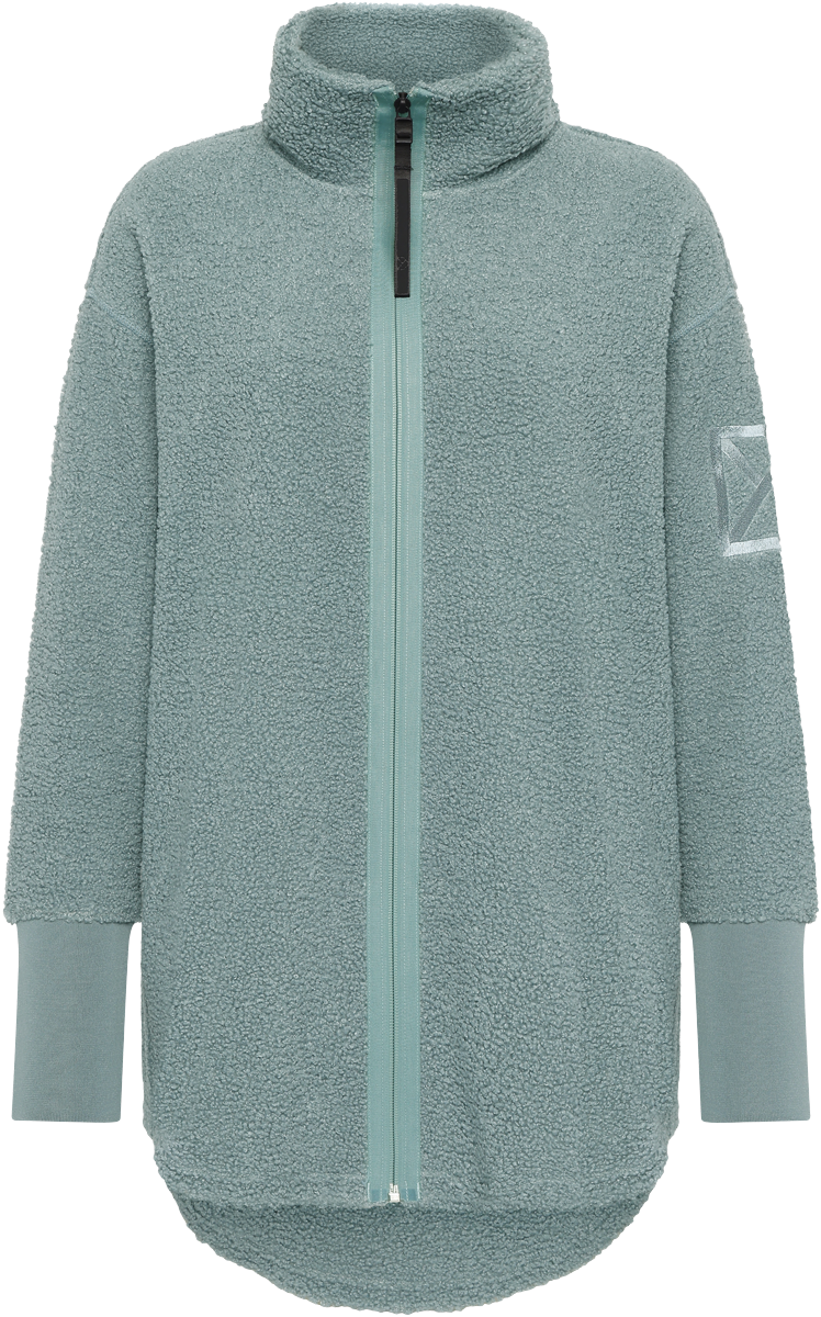 Sally Full-Zip - Factory Blue - Women's Long Pile Fleece - Blue - Size: 36 - Didriksons
