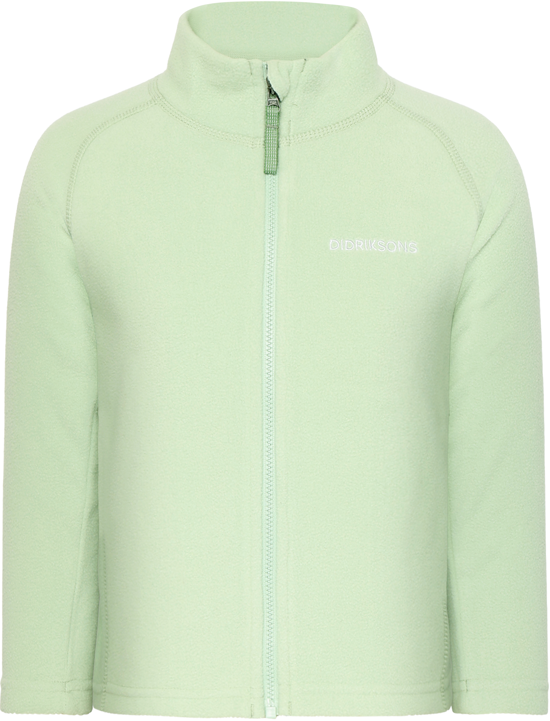Monte Kid's Full-Zip - Light Algae Green - Kids' Fleece & Midlayer - Green - Size: 90 - Didriksons