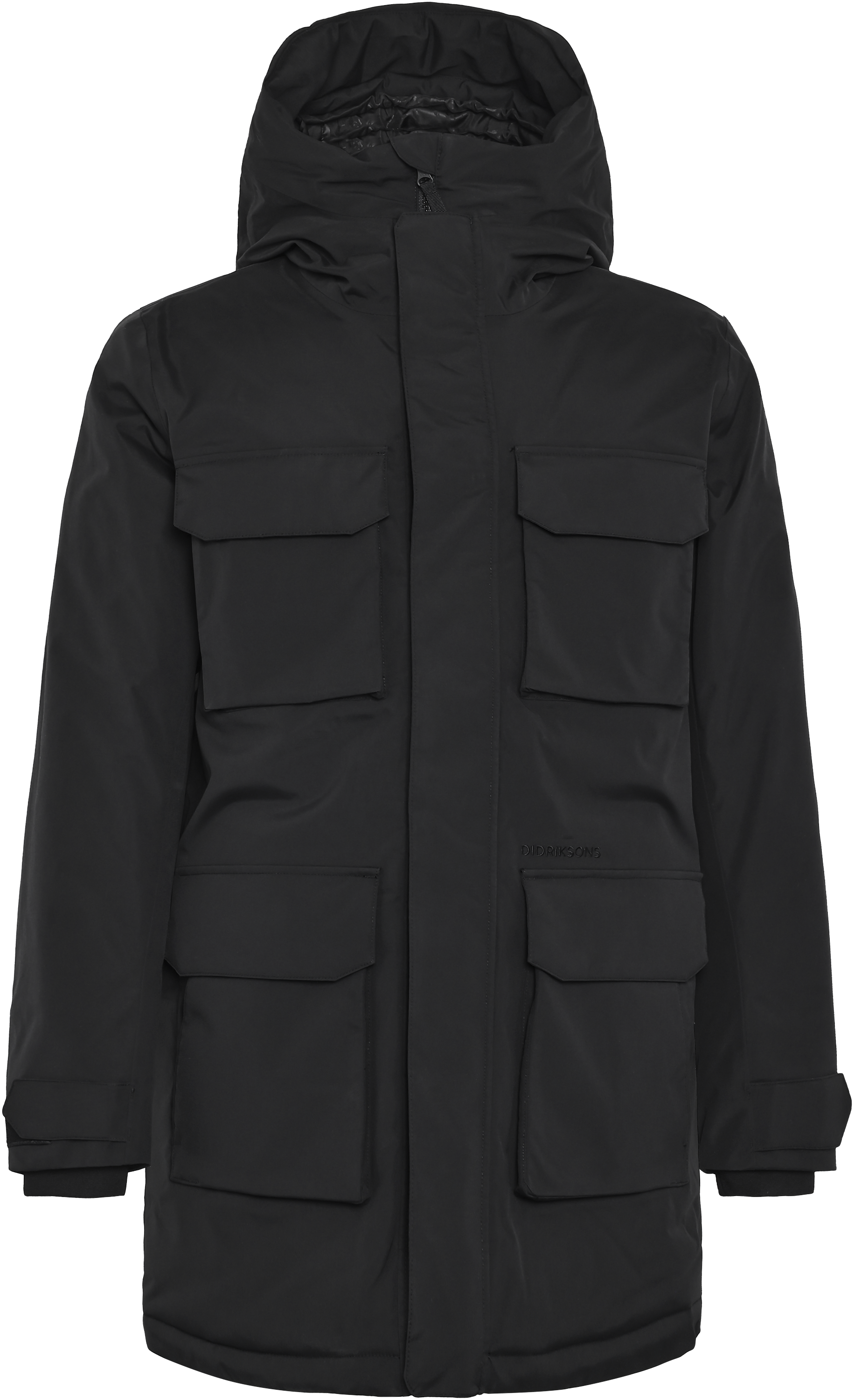 Aiden Parka - Black - Men's Padded Jacket - Black - Size: M - Didriksons