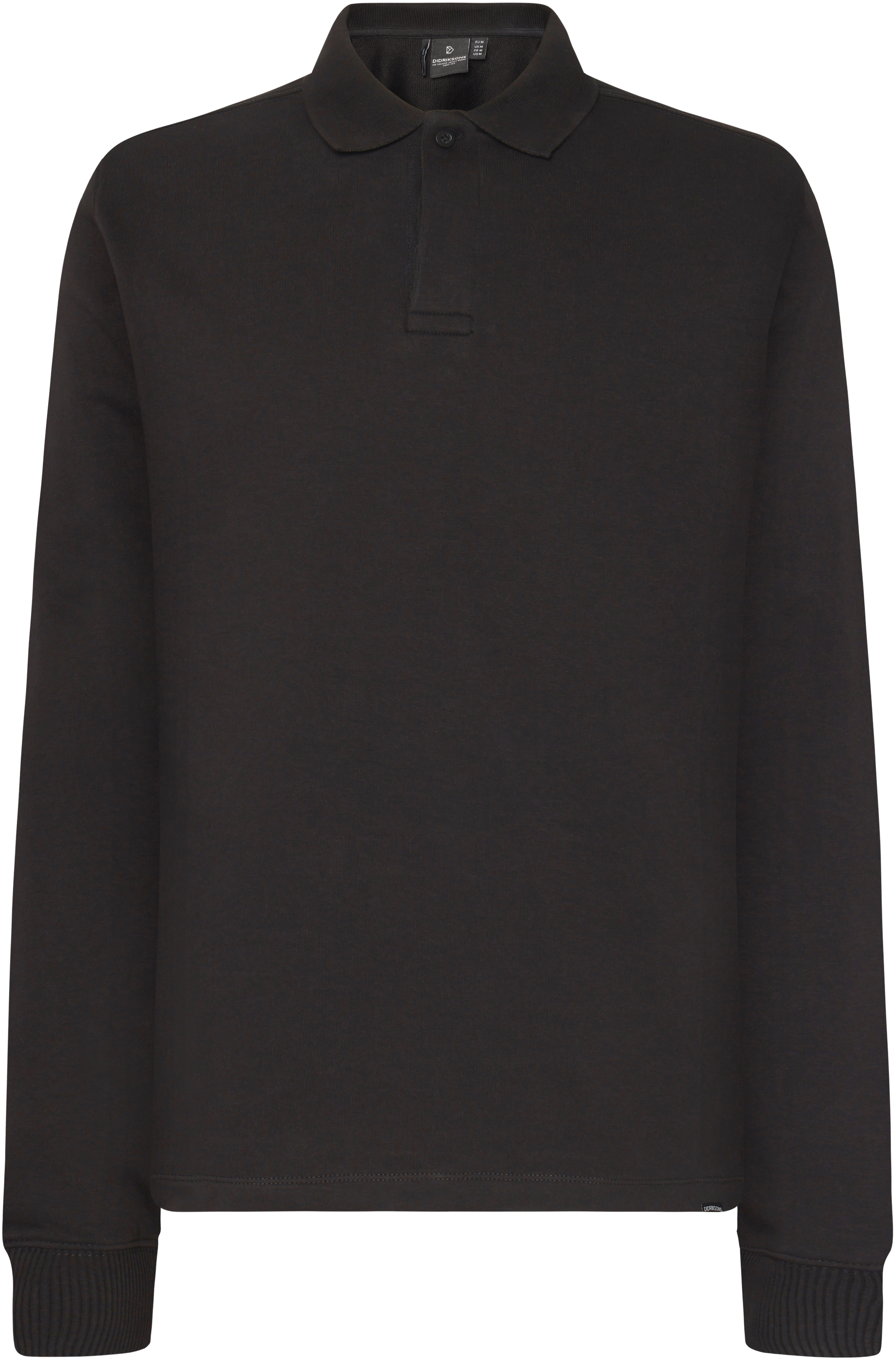Noel Sweater - Black - Herr - Pikétröja - Svart - Storlek: S - Didriksons