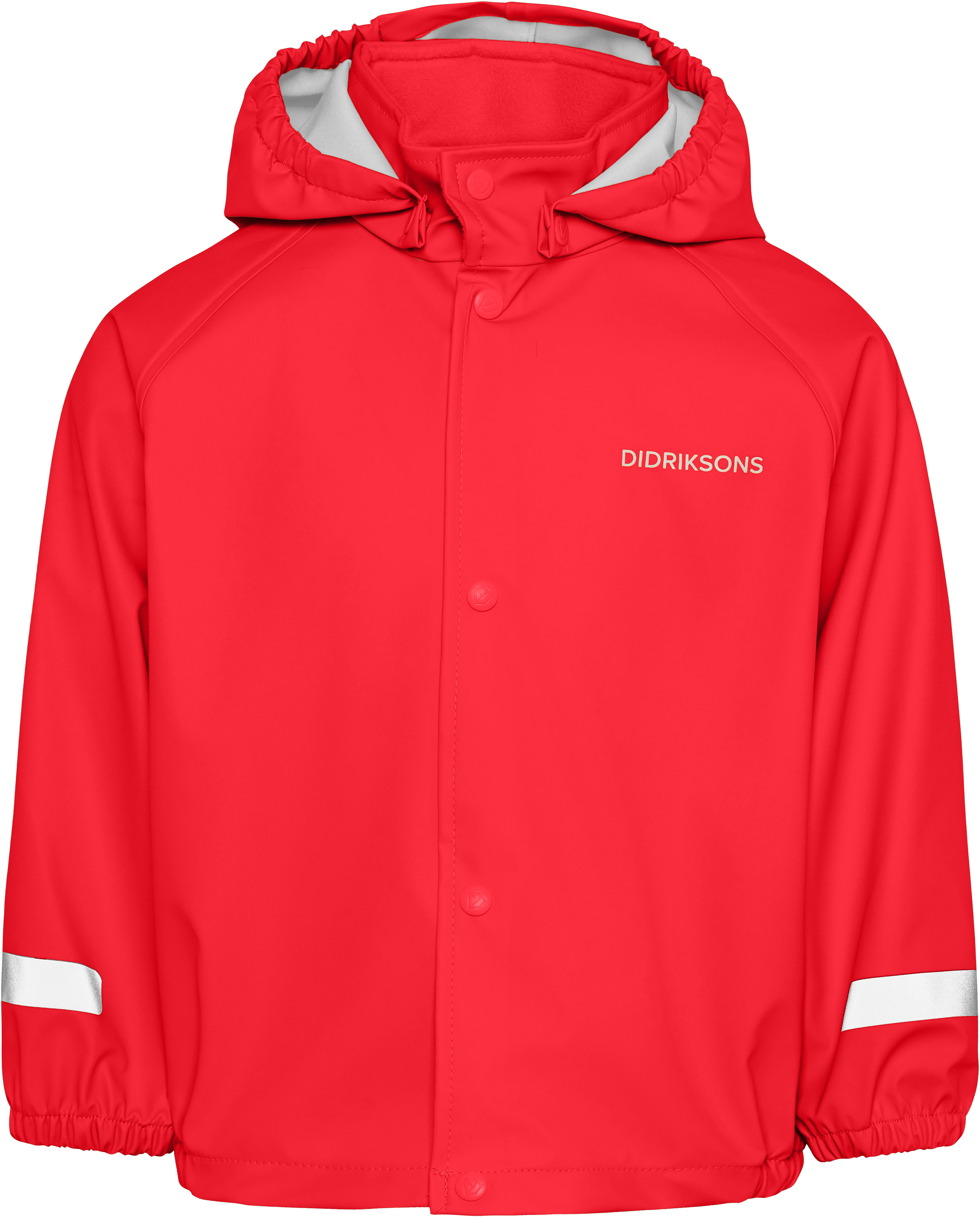 Slaskeman Kids ́ Jacket - Flag red - Kids' Waterproof Jacket - Red - Size: 110 - Didriksons