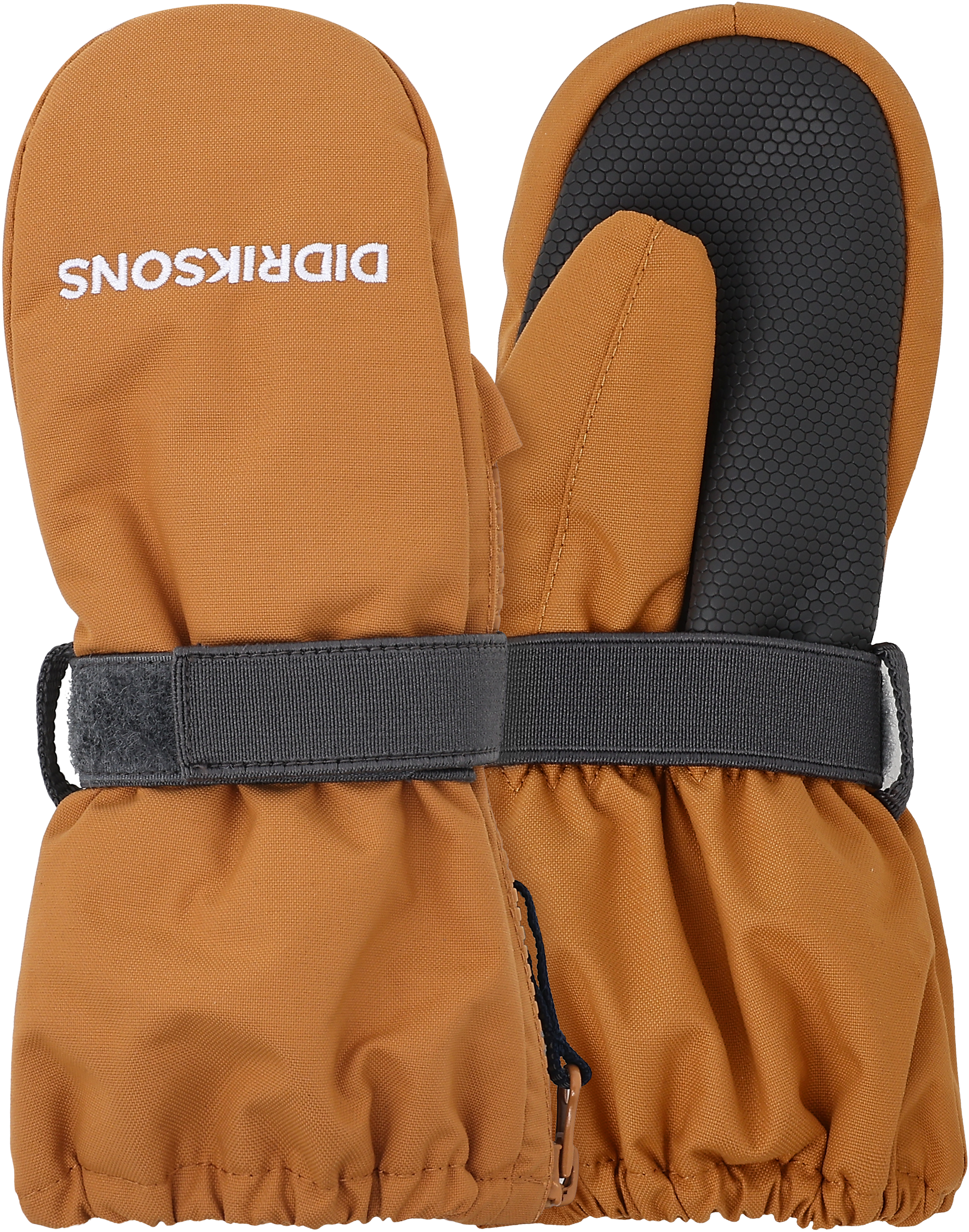 Biggles Kid's Zip Mittens - Almond Tree - Barn - Forede hansker - Brun - Størrelse: 45692 - Didriksons