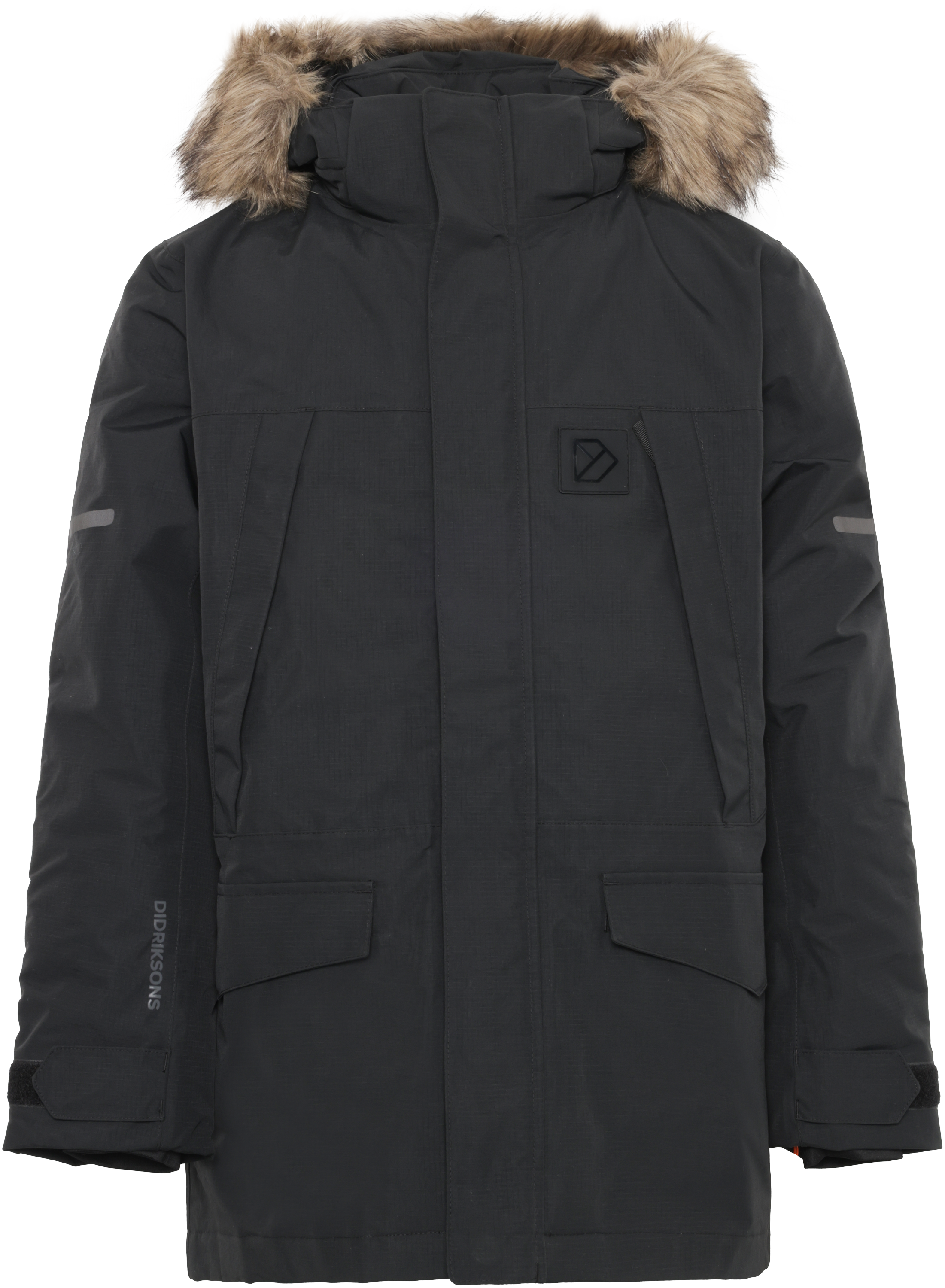 Sylvin Kids' Parka - Black - Kids' Winter jacket - Black - Size: 120 - Didriksons