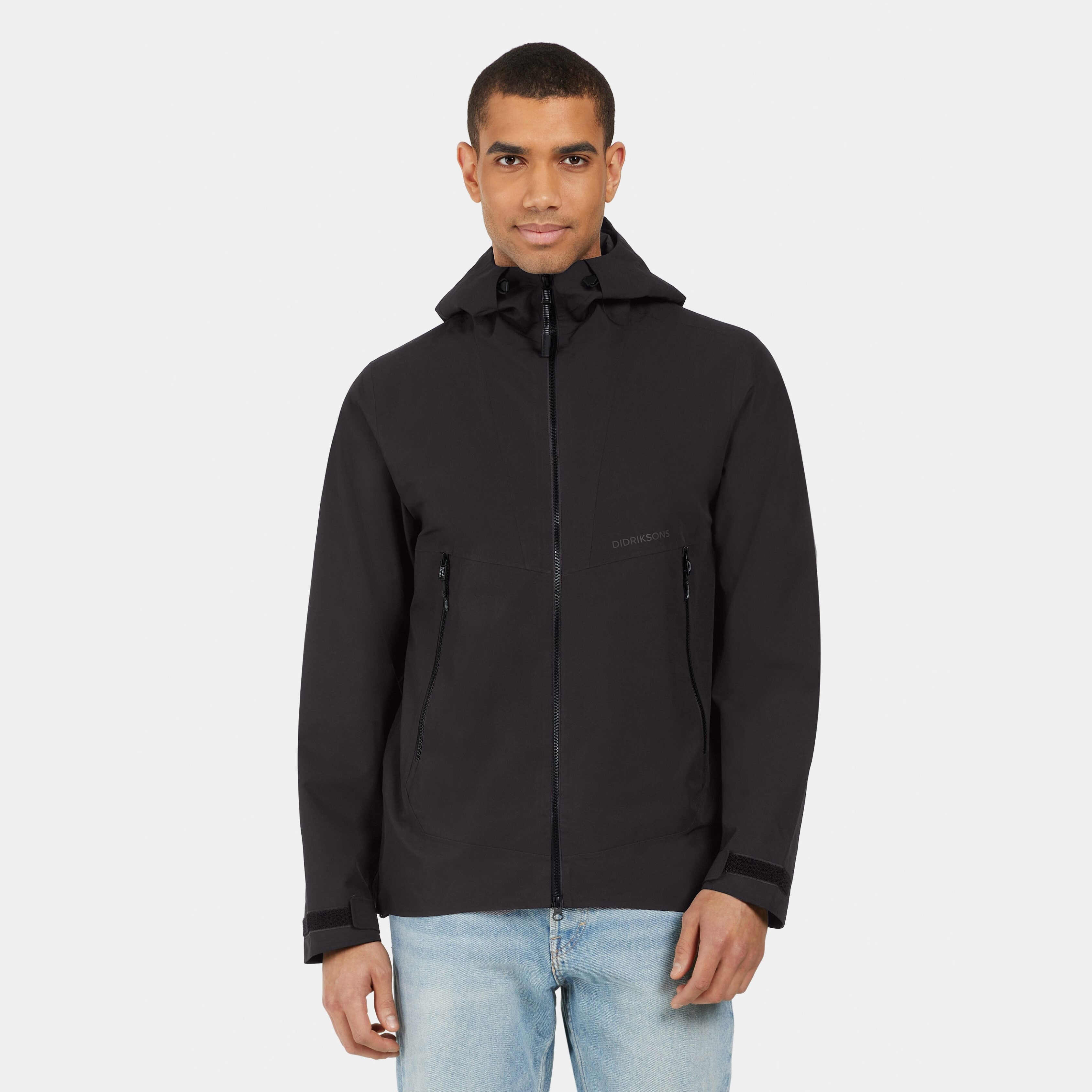 Basil Jacket - Black - Men's Waterproof Jacket - Black - Size: XXXL - Didriksons