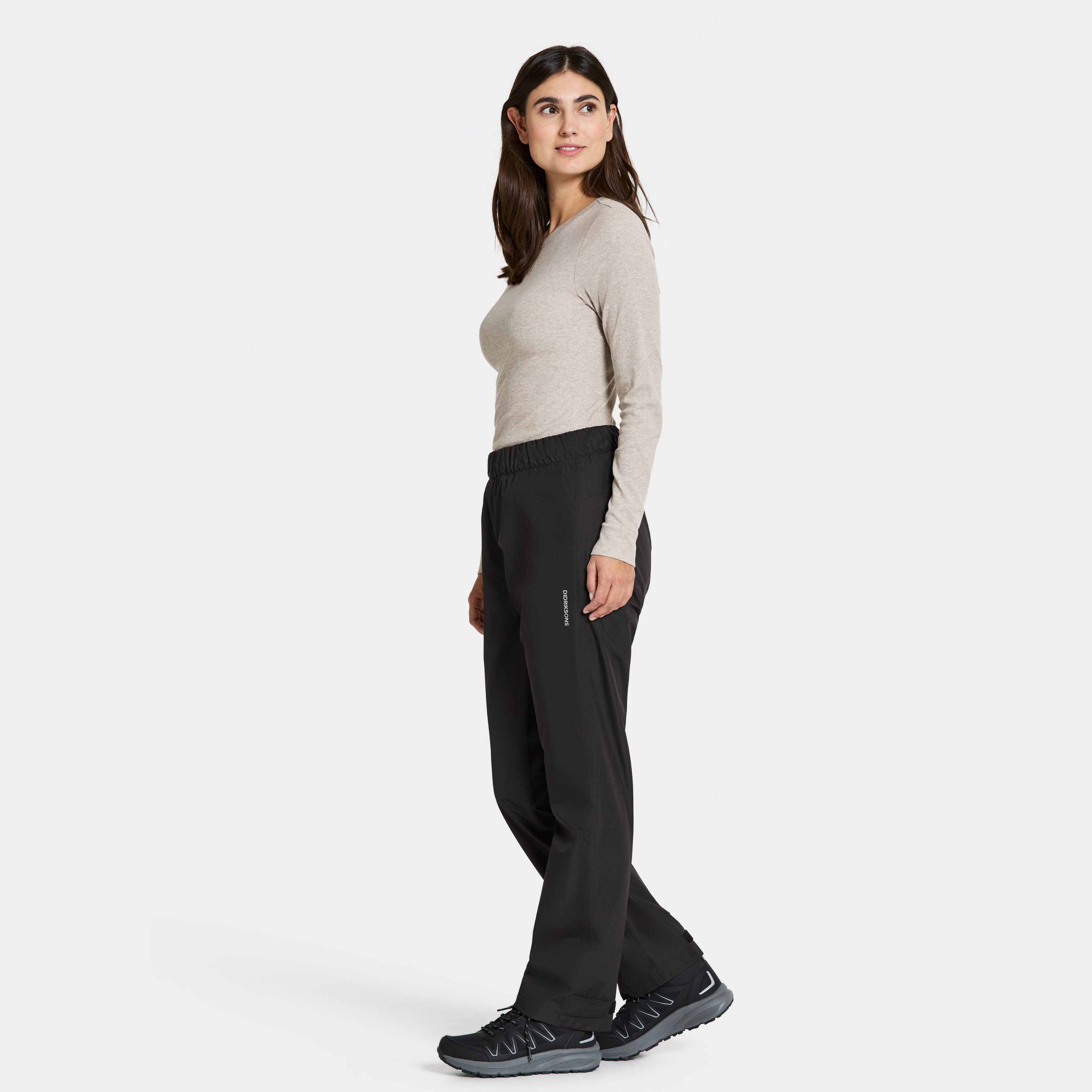 Nordic Pants - Black - Dam - Regnjacka - Svart - Storlek: 40 - Didriksons