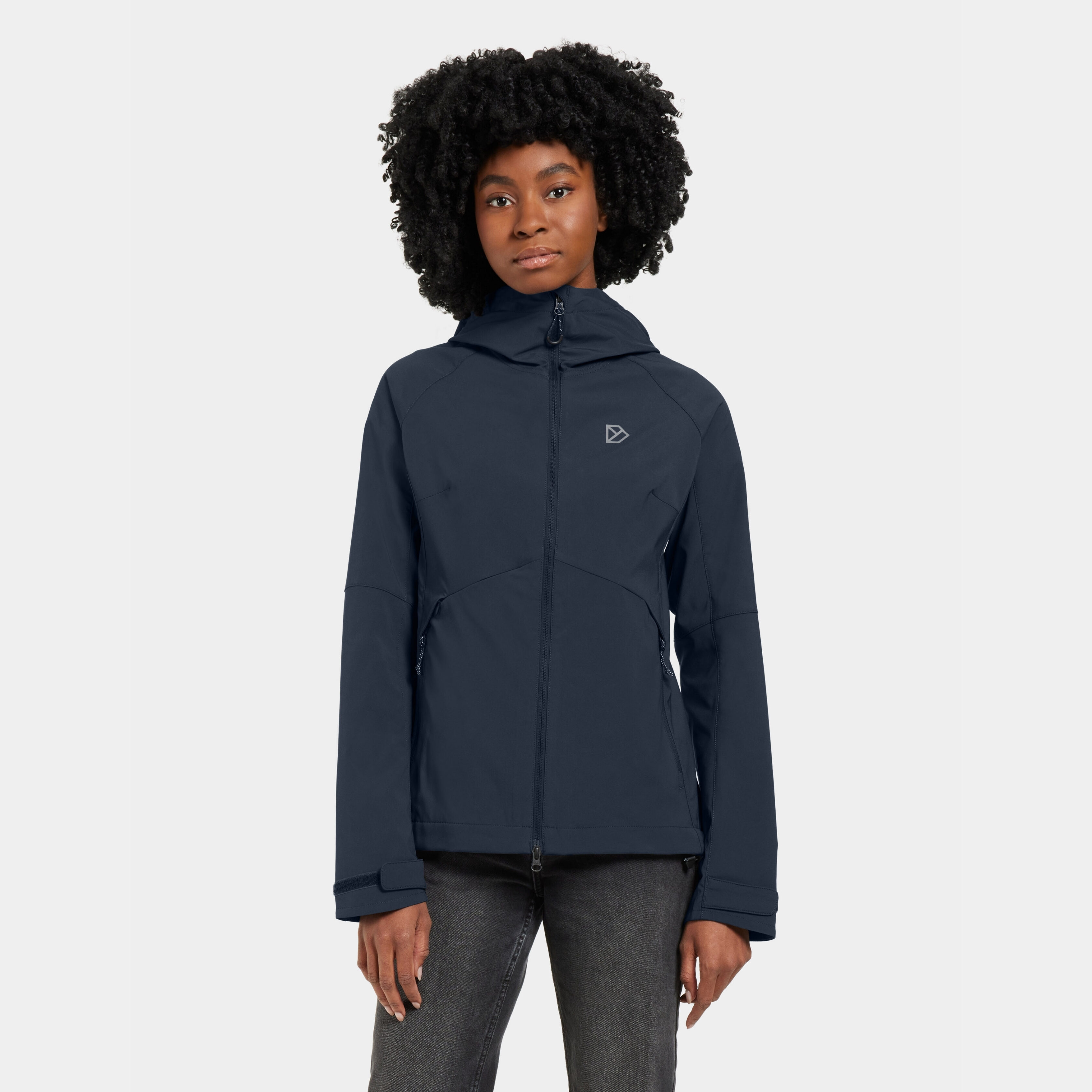 Petra Jacket - Dark Night Blue - Dam - Vårjacka - Blå - Storlek: 36 - Didriksons