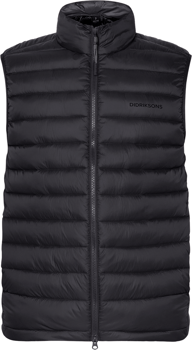 Marino Vest - Black - Herre - Vest - Svart - Størrelse: M - Didriksons