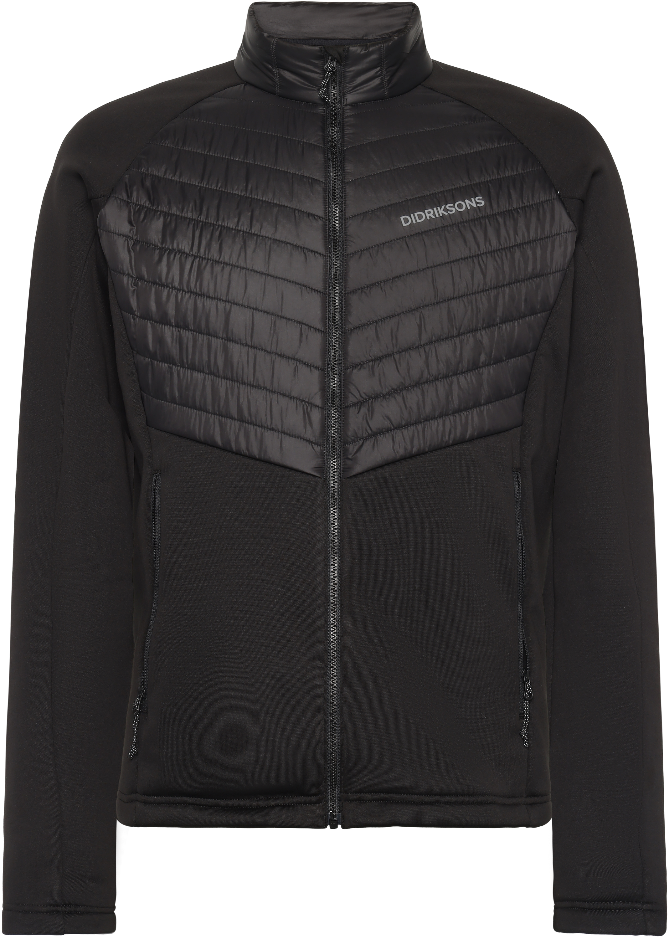 Terje Fullzip - Black - Herr - Hybrid jacka - Svart - Storlek: XXXL - Didriksons