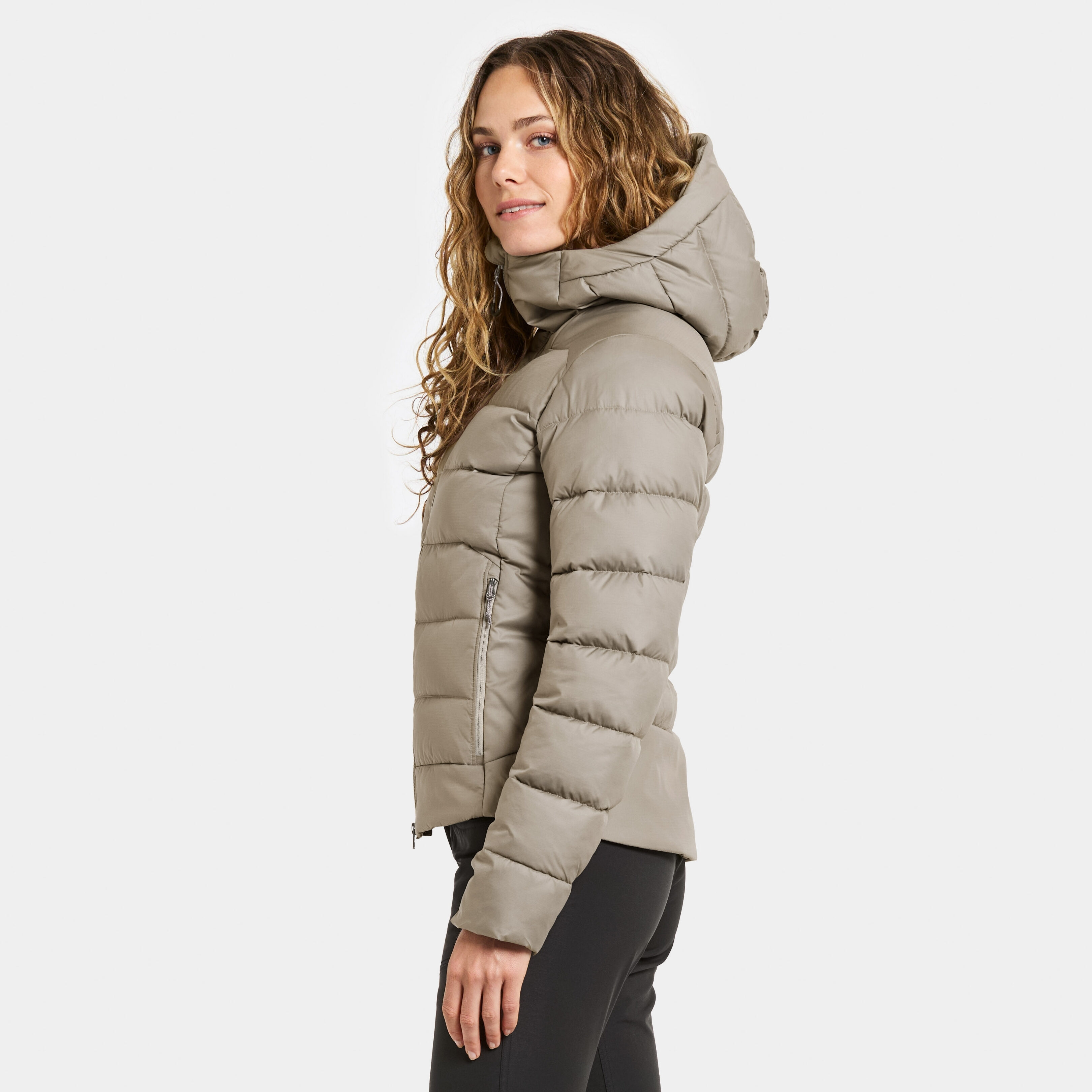 Tejla Womens's jacket - Ash Brown - Women's Winter jacket - Brown - Size: 36 - Didriksons