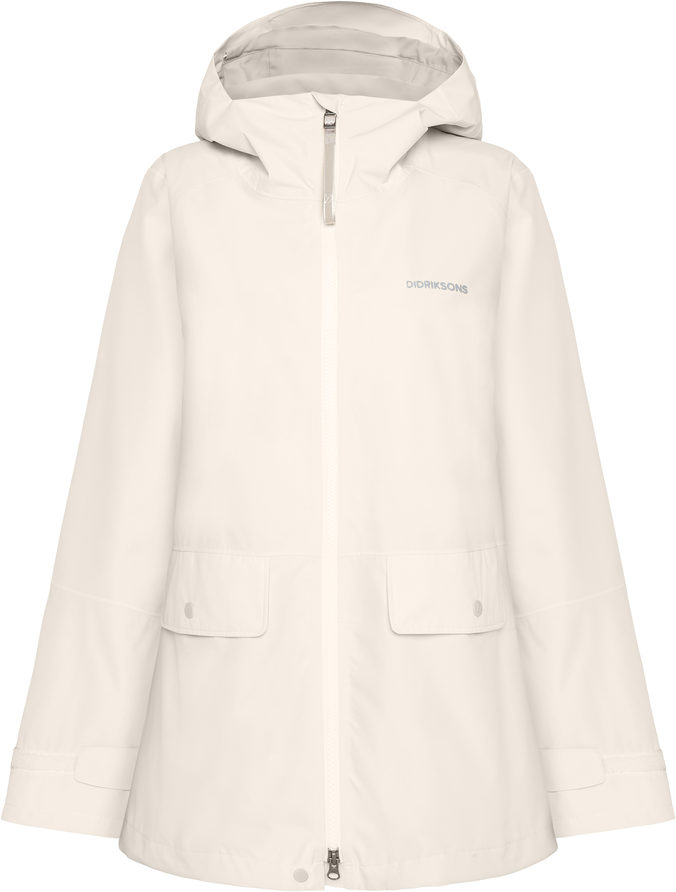 Tone Parka - White Foam - Dam - Vårjacka - Vit - Storlek: 44 - Didriksons