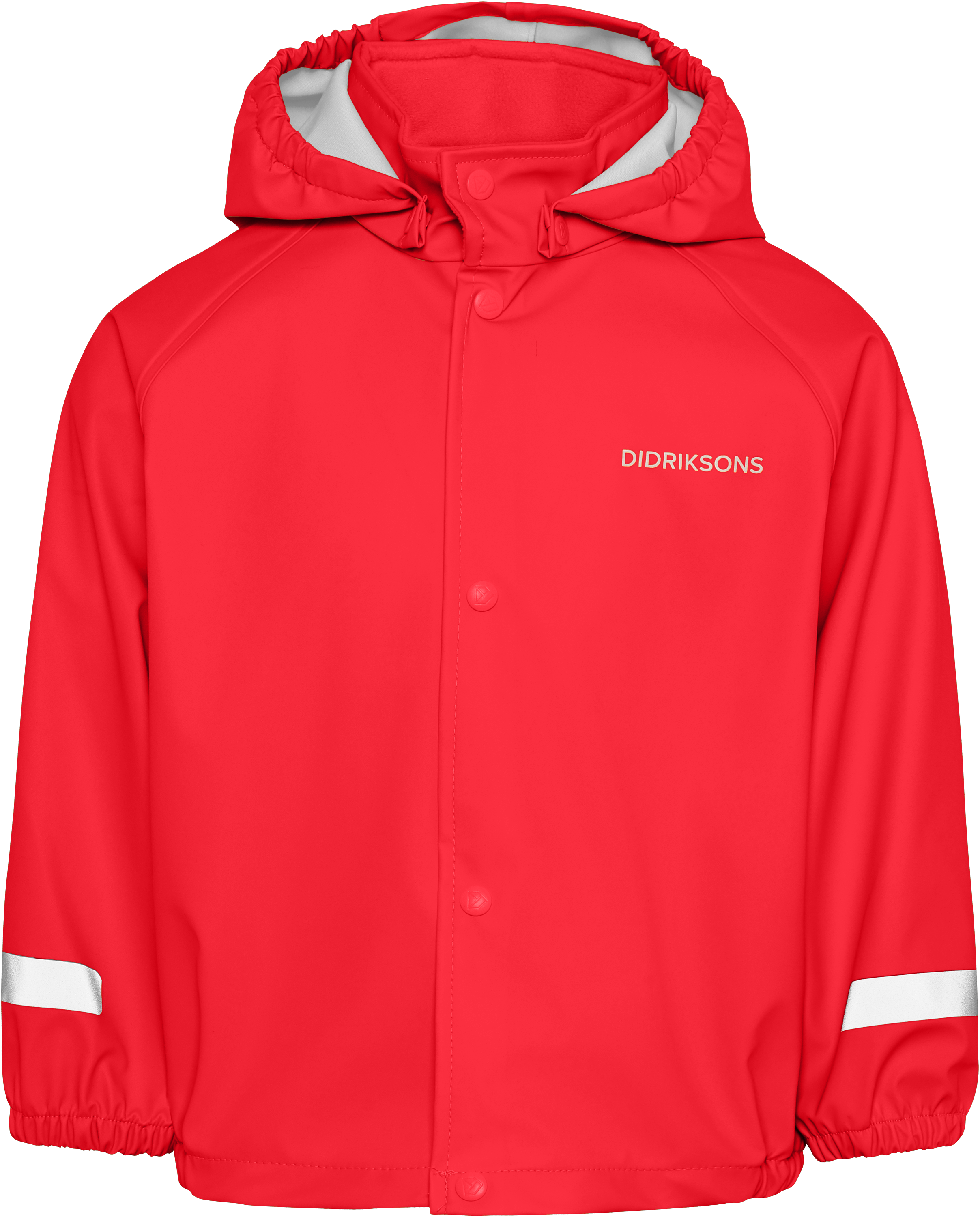 Slaskeman Kids ́ Jacket - Flag red - Kids' Waterproof Jacket - Red - Size: 110 - Didriksons