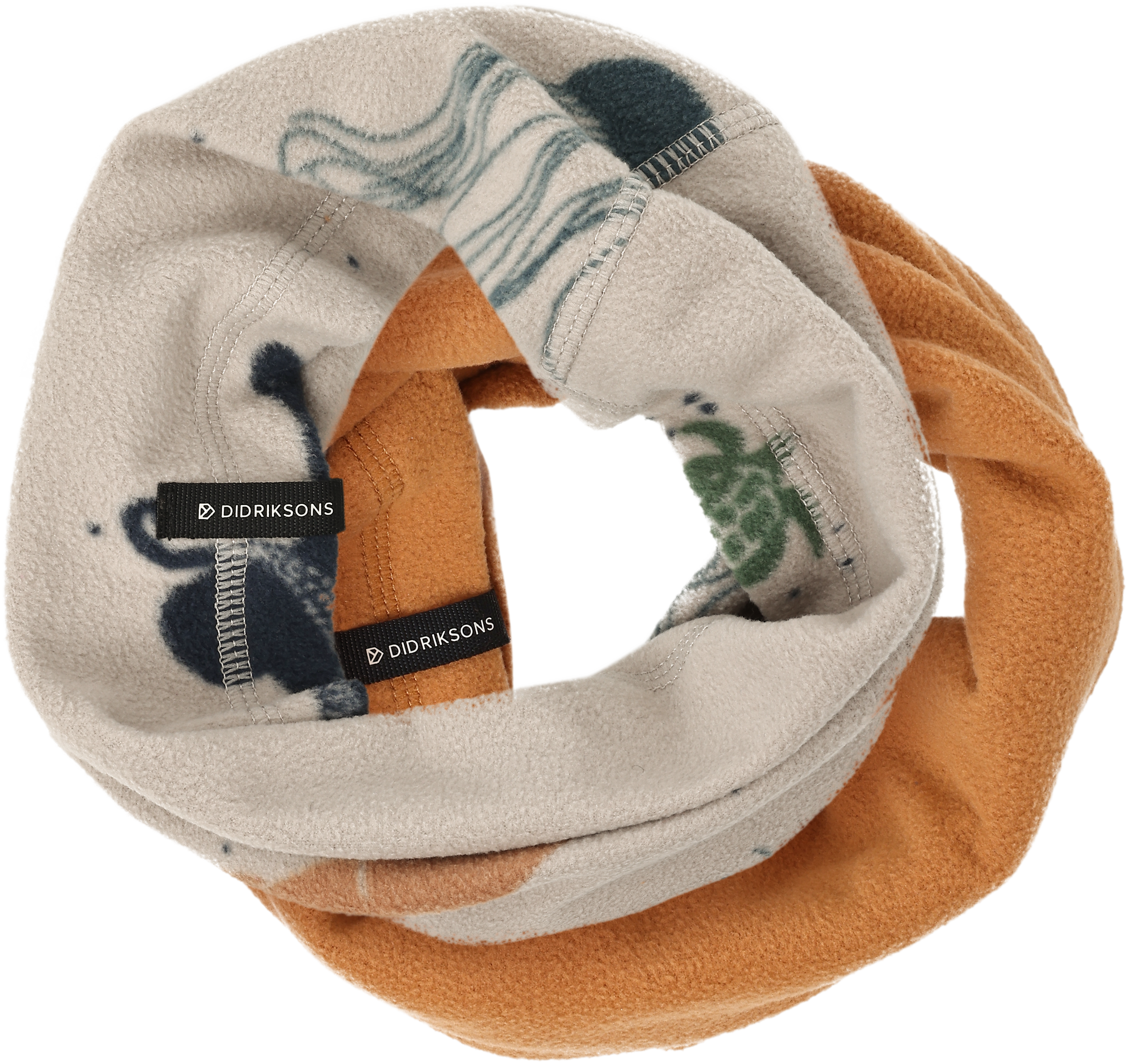 Monte Kids' Neckwarmer - Almond Tree - Kids' Scarf - Brown - Size: One Size - Didriksons