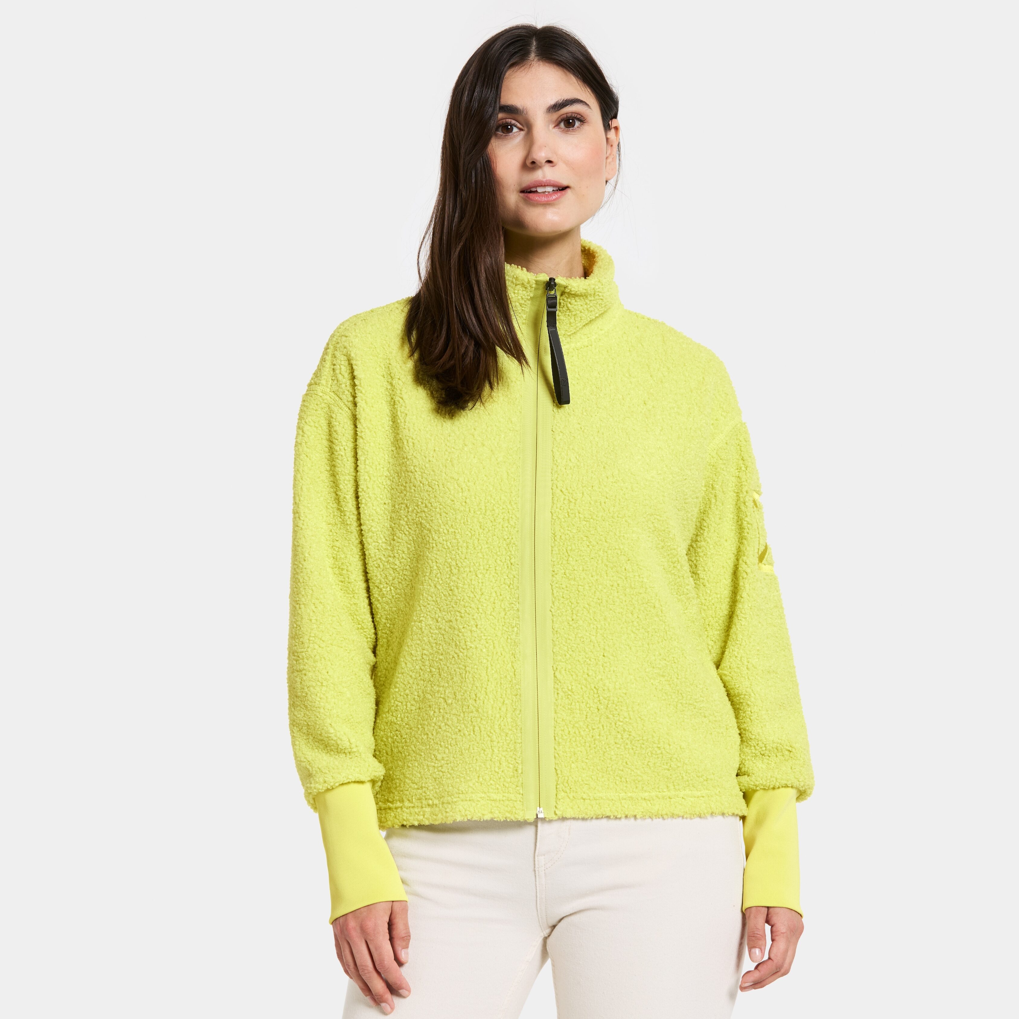 Alexa Full-Zip - Light Avocado - Women's Pile Fleece - Green - Size: 38 - Didriksons