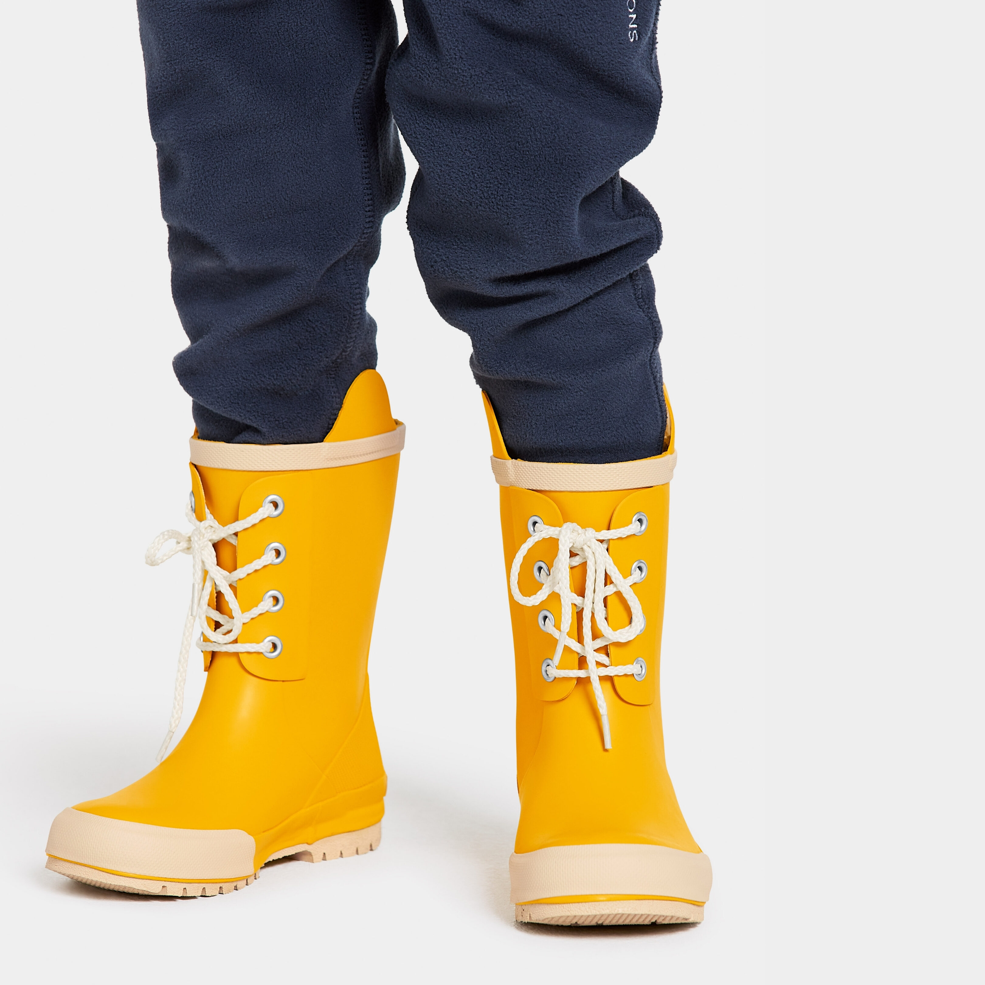 Splashman Kid's Boots - Oat Yellow - Barn - Gummistövlar - Gul - Storlek: EU34 - Didriksons