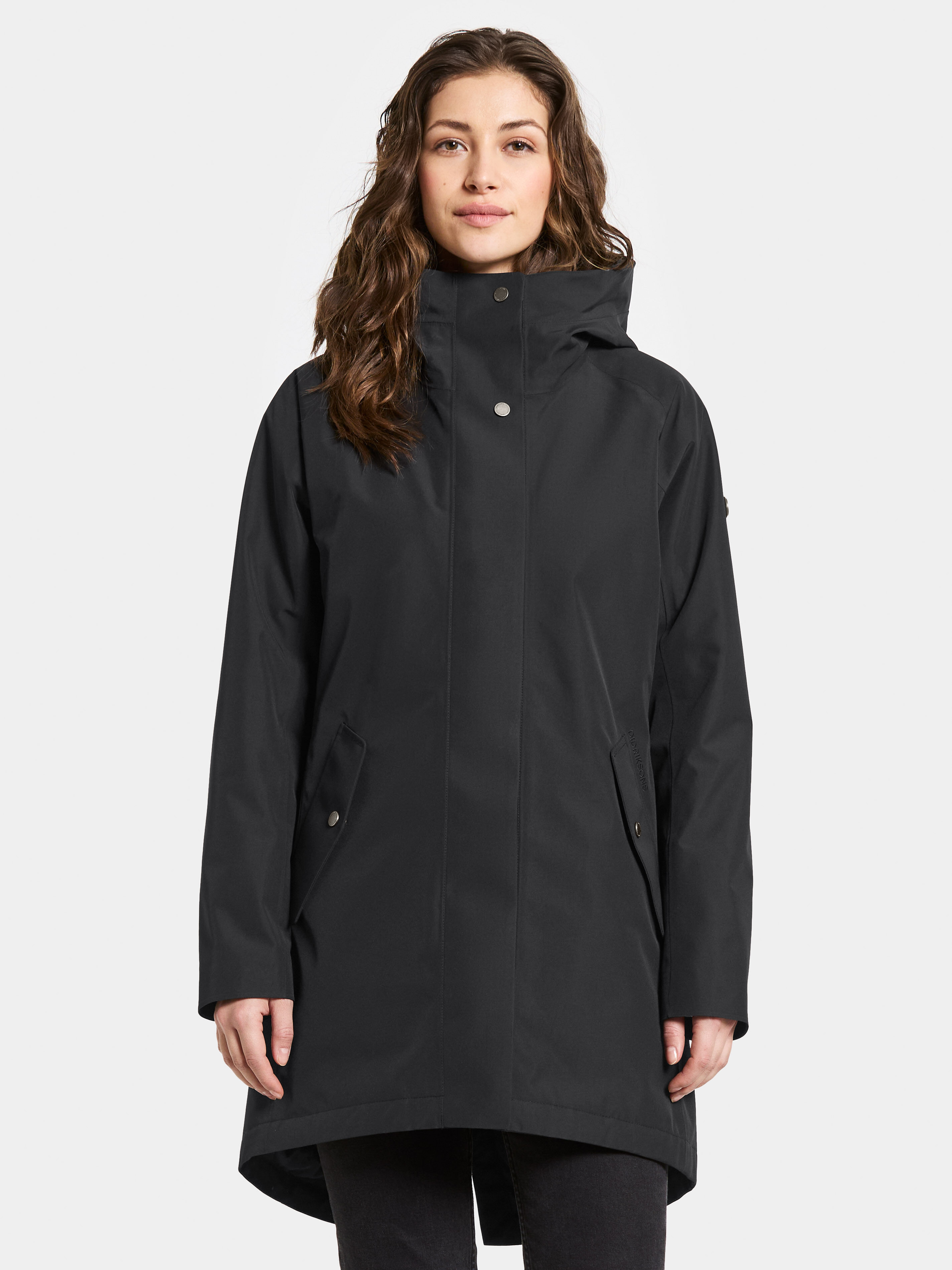 Alana Parka - Black - Dam - Höstjacka - Svart - Storlek: 38 - Didriksons