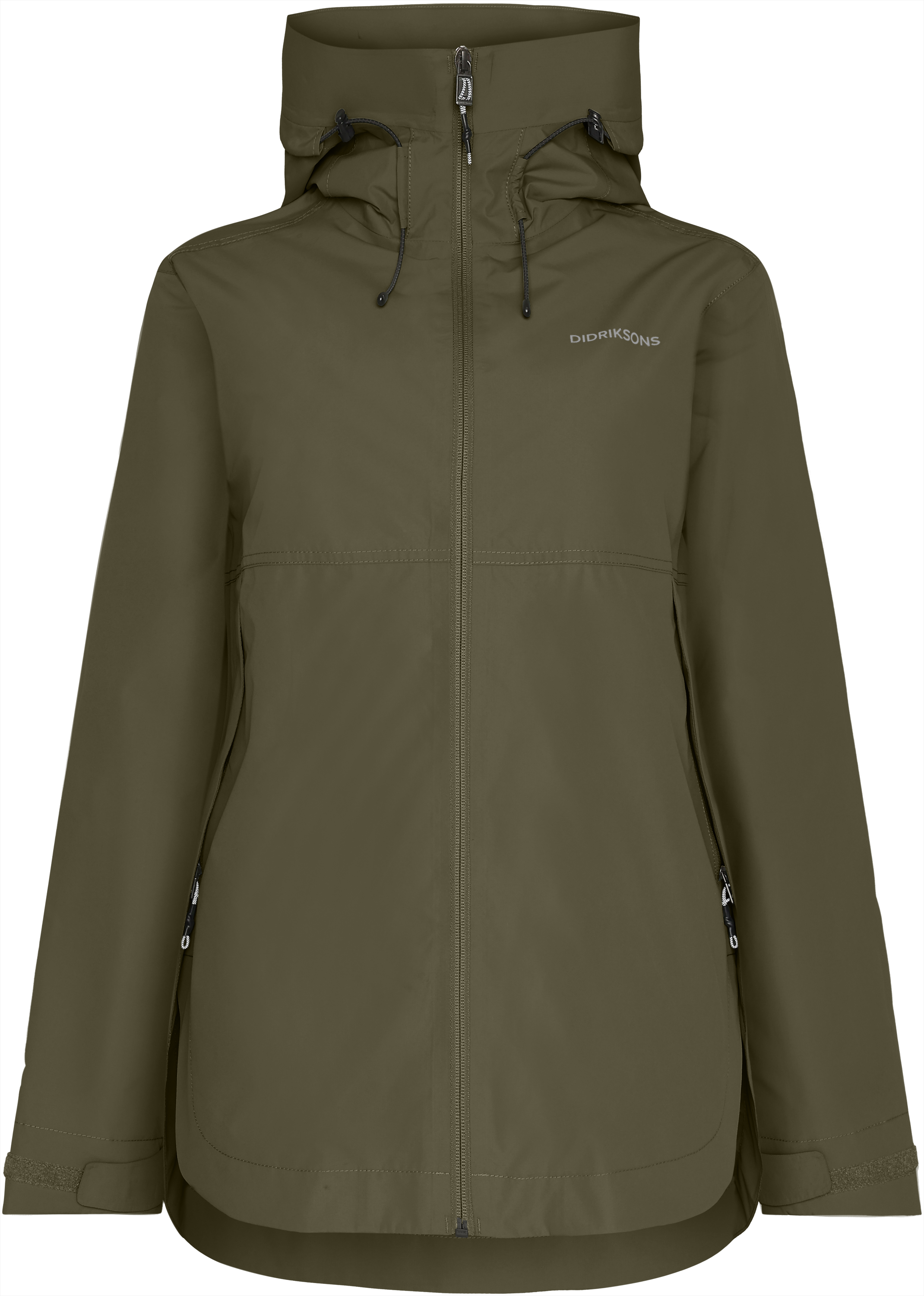 Tilde Jacket - Deep Green - Naiset - Sadetakit - Vihreä - Koko: 32 - Didriksons