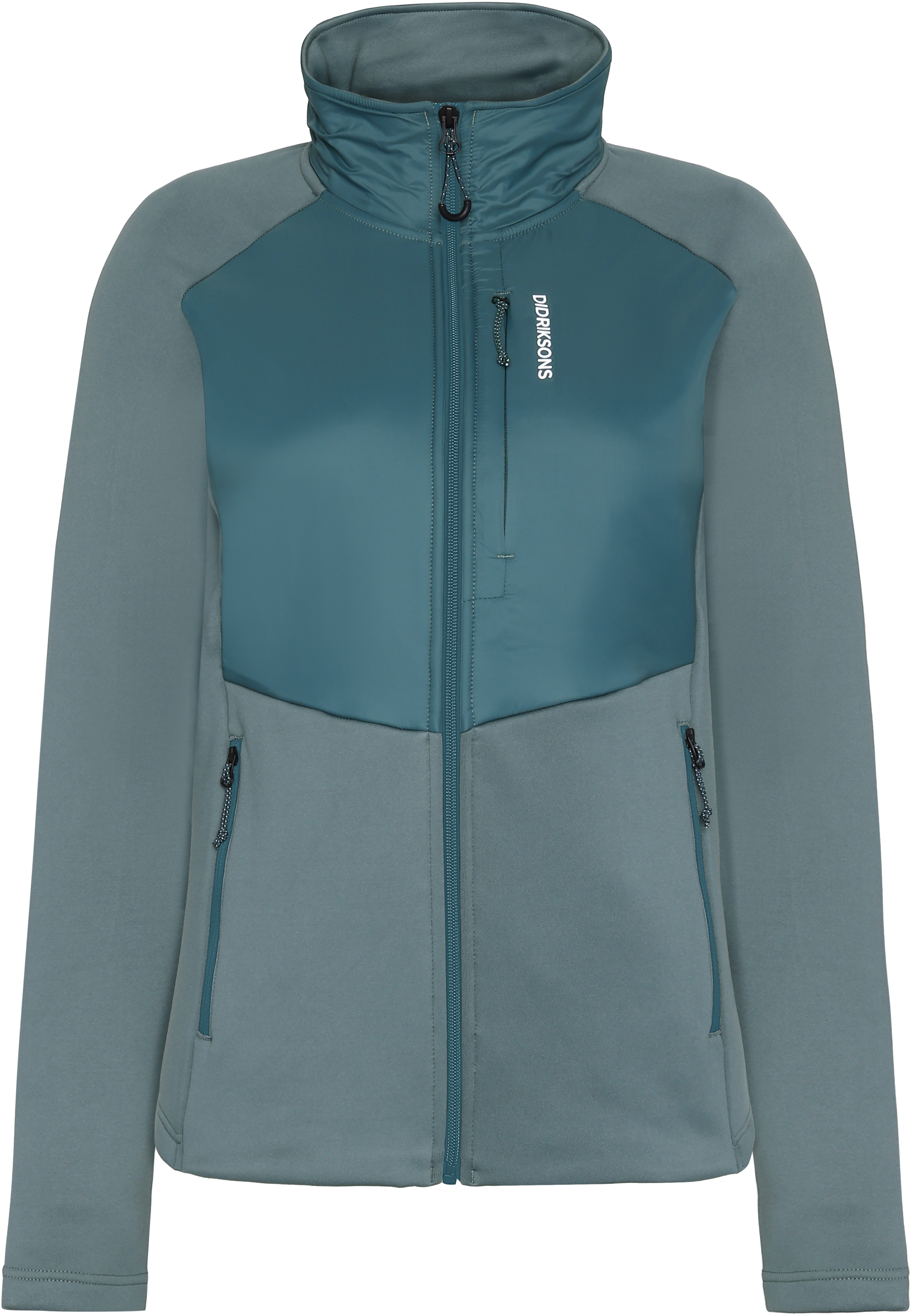 Mija Fullzip - Factory Blue - Women's Fleece & Midlayer - Blue - Size: 38 - Didriksons