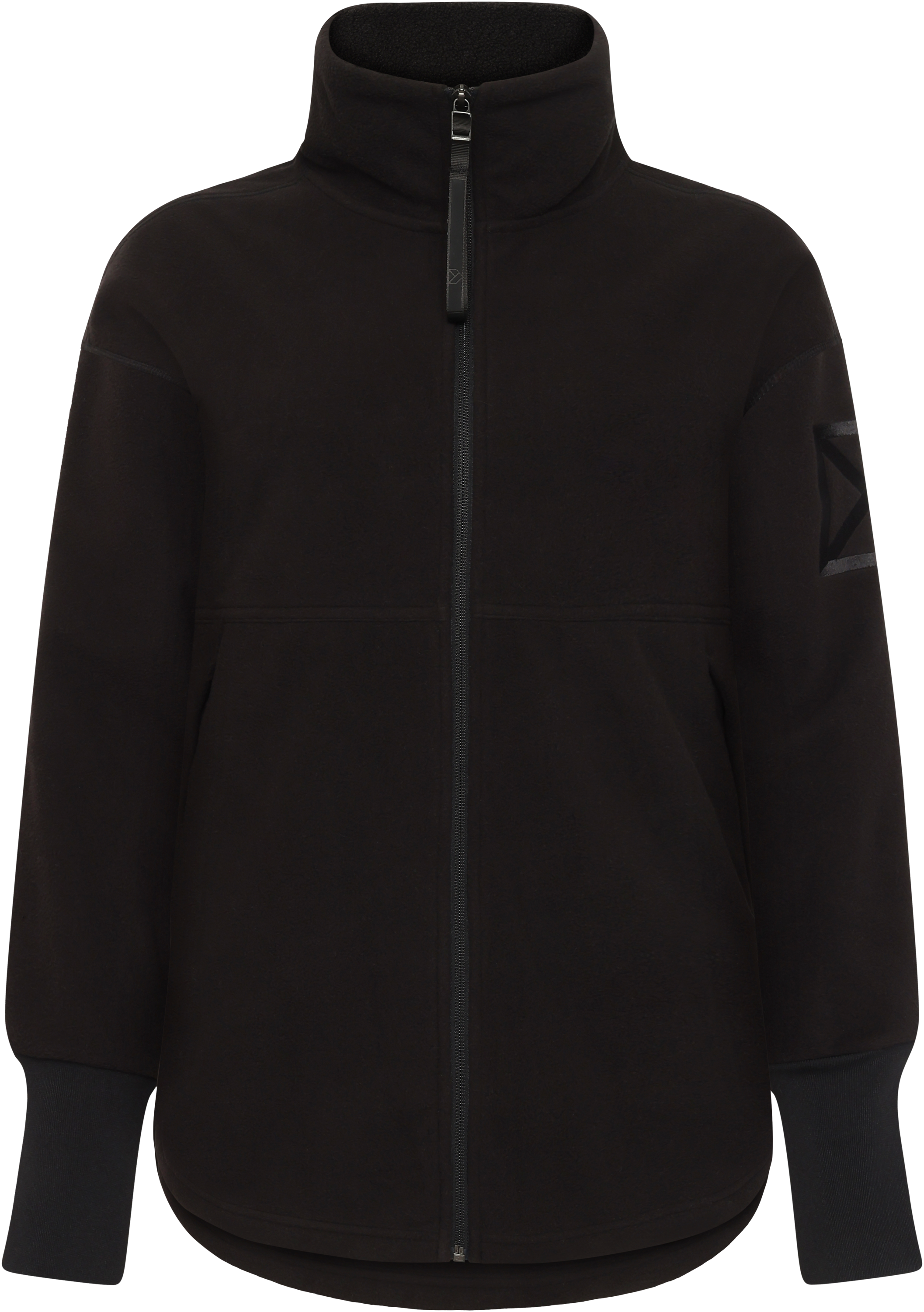 Ronja Fullzip - Black - Dam - Fleece - Svart - Storlek: 44 - Didriksons