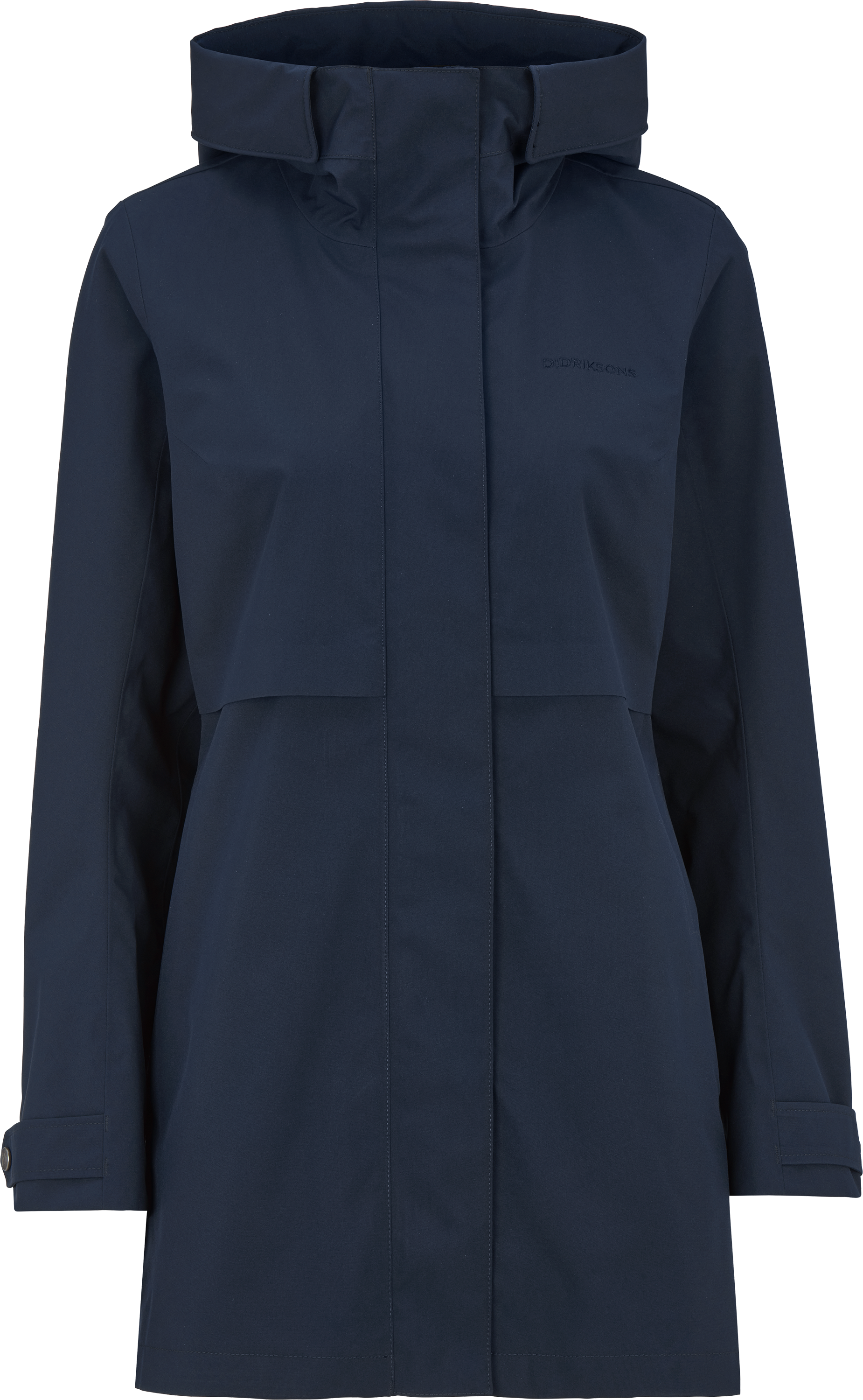 Edith Parka - Dark Night Blue - Dam - Vårjacka - Blå - Storlek: 48 - Didriksons