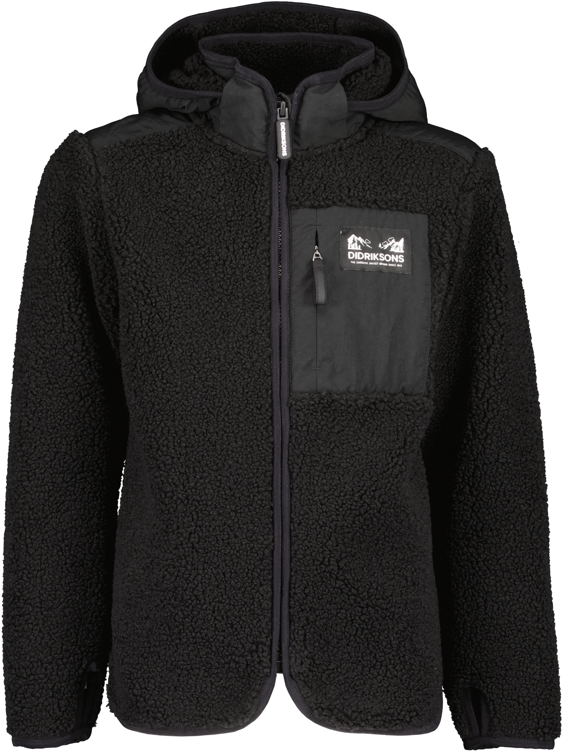 Exa Kids' Full-Zip - Pilefleece & fleecetröja till dam - Vindtät jacka - Didriksons
