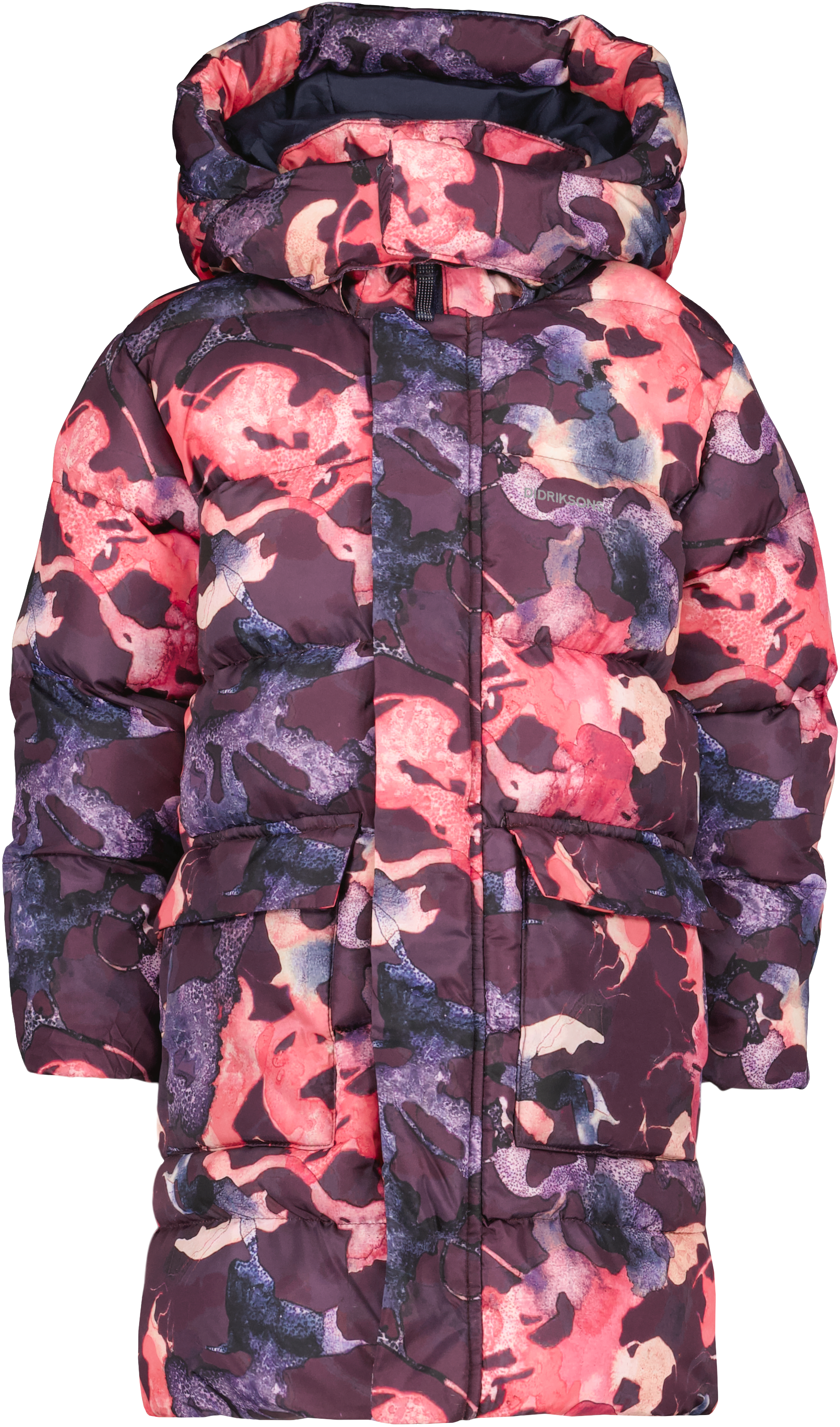 Snöfrid Kids' Parka Long Printed , Didriksons