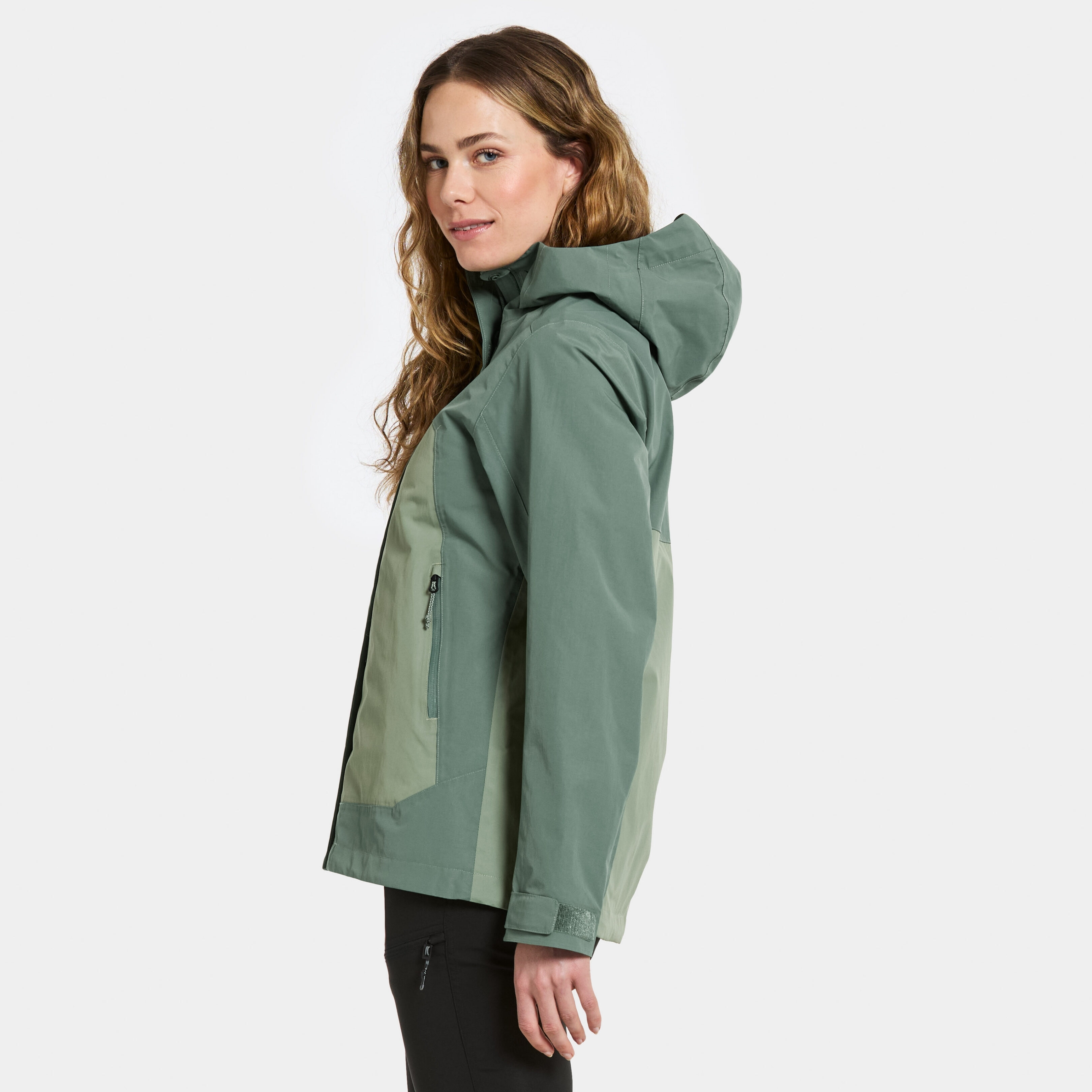 Grit Jacket - Dark Moss - Naiset - Ulkoilutakkeja - Vihreä - Koko: 46 - Didriksons