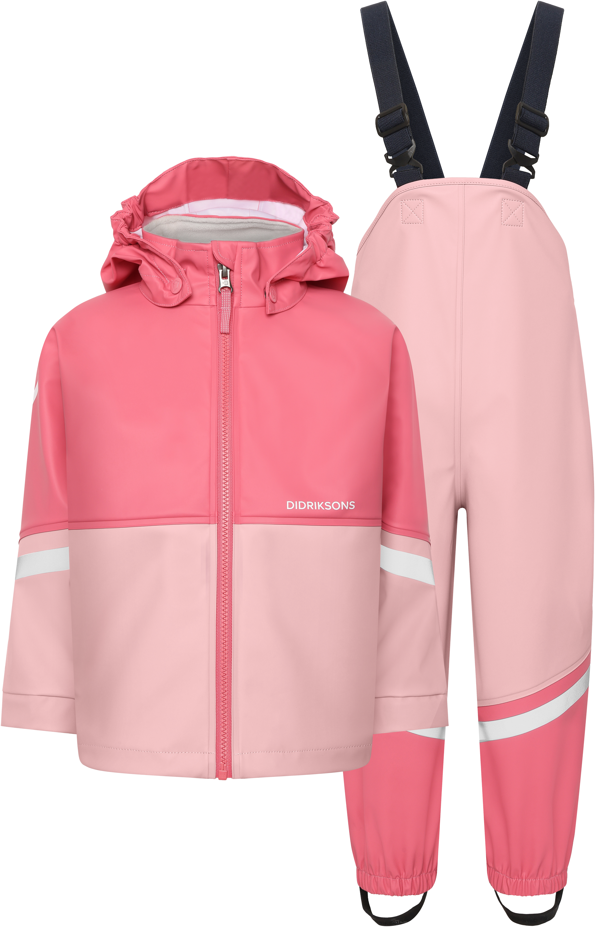 Waterman Kid's Set - Soft Pink - Barn - Regnställ - Rosa - Storlek: 100 - Didriksons