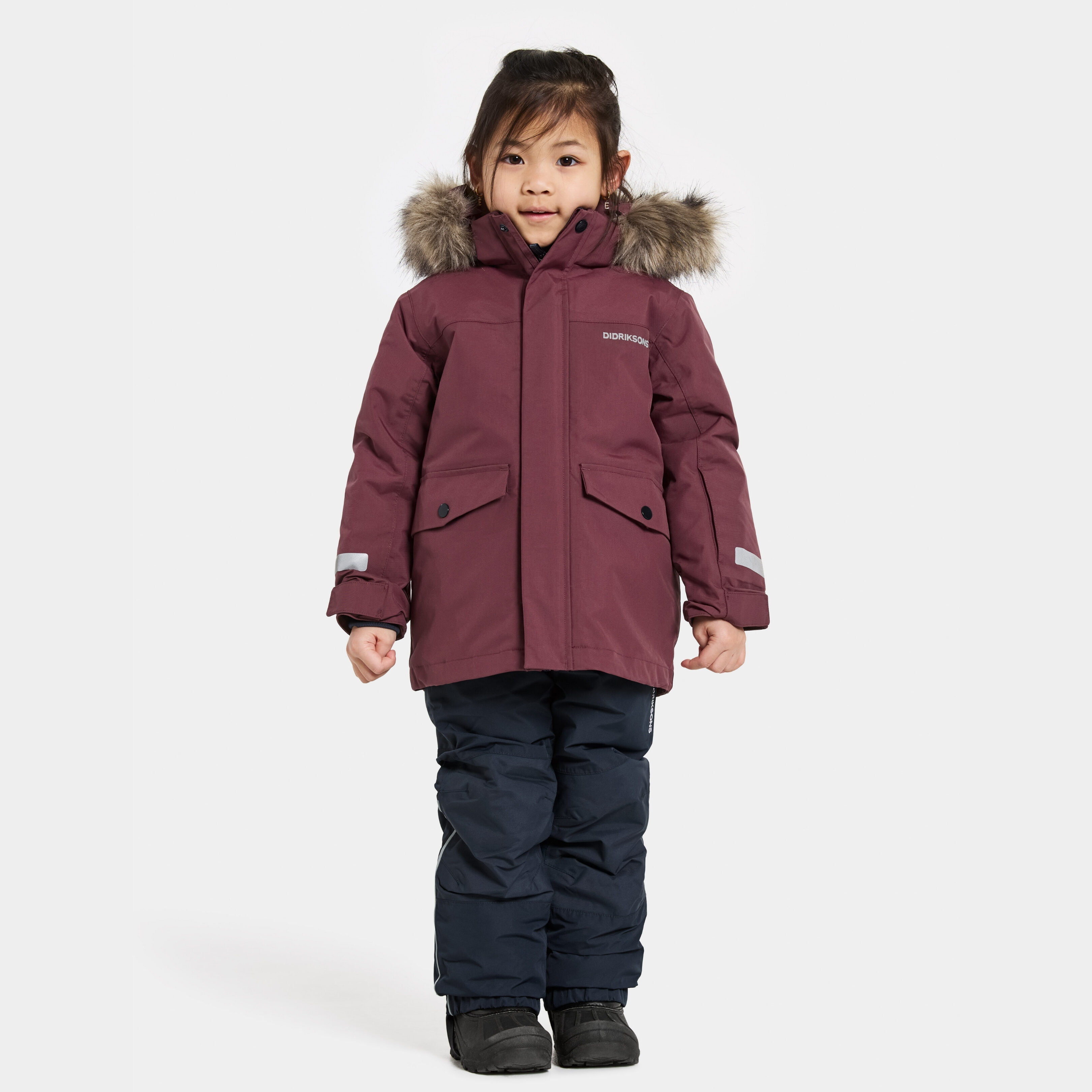 Bjärven Kids' Parka - Anemon Red - Kids' Winter jacket - Red - Size: 130 - Didriksons