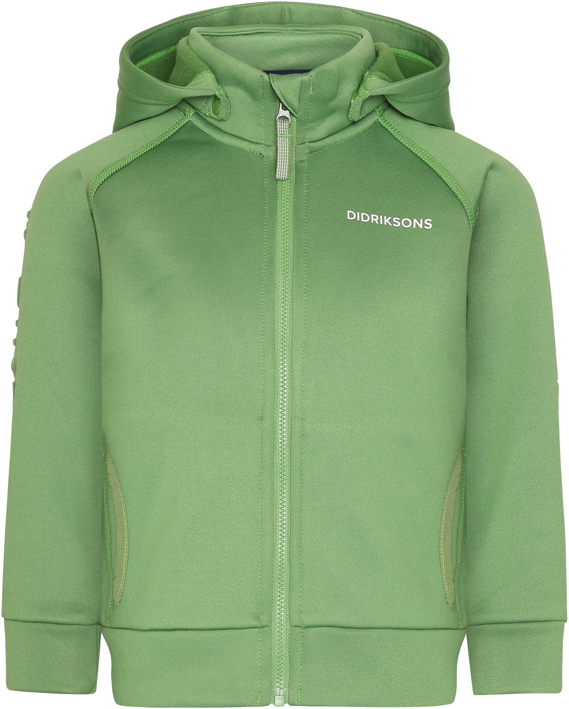 Corin Kids' Full-Zip - Algae Green - Barn - Mellanlager - Grön - Storlek: 90 - Didriksons